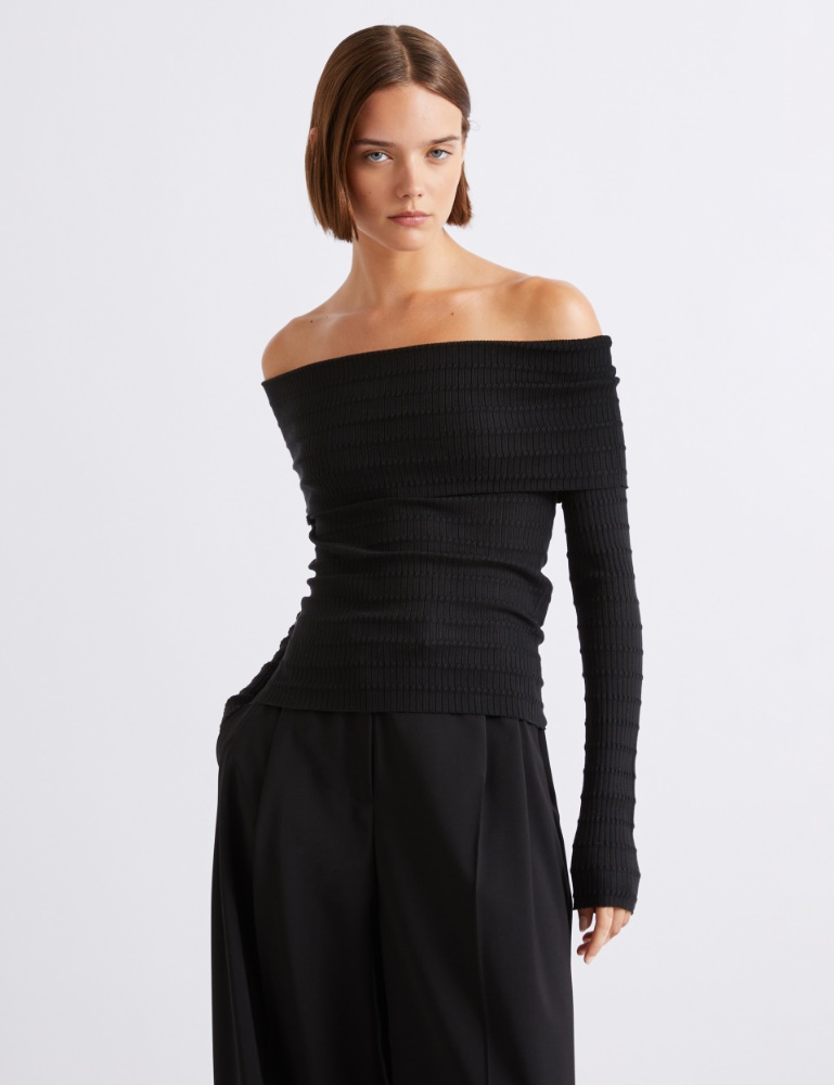 Viscose cowl-neck sweater - Marella