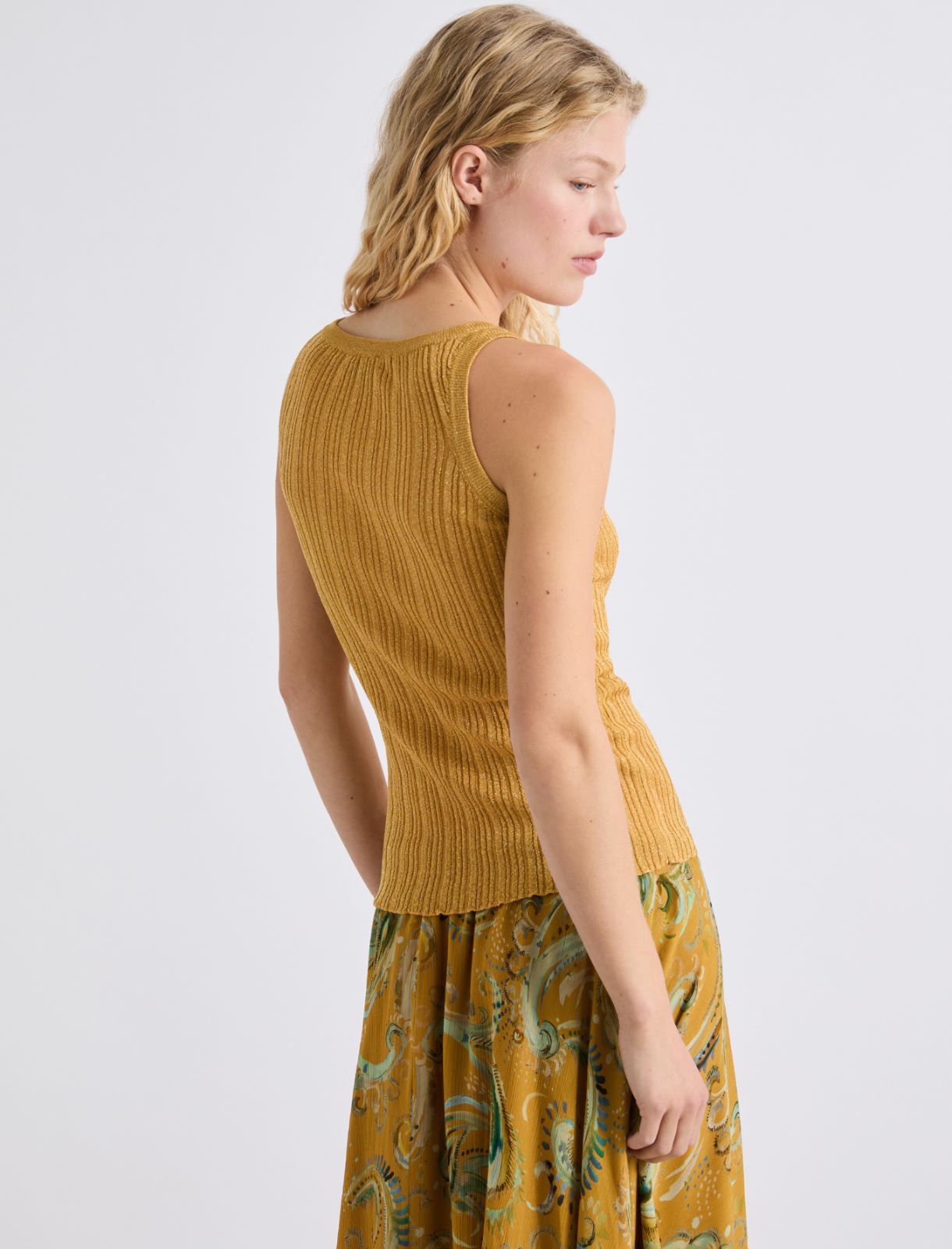Tanktop mit Lurex - SAFRAN - Marella - 3