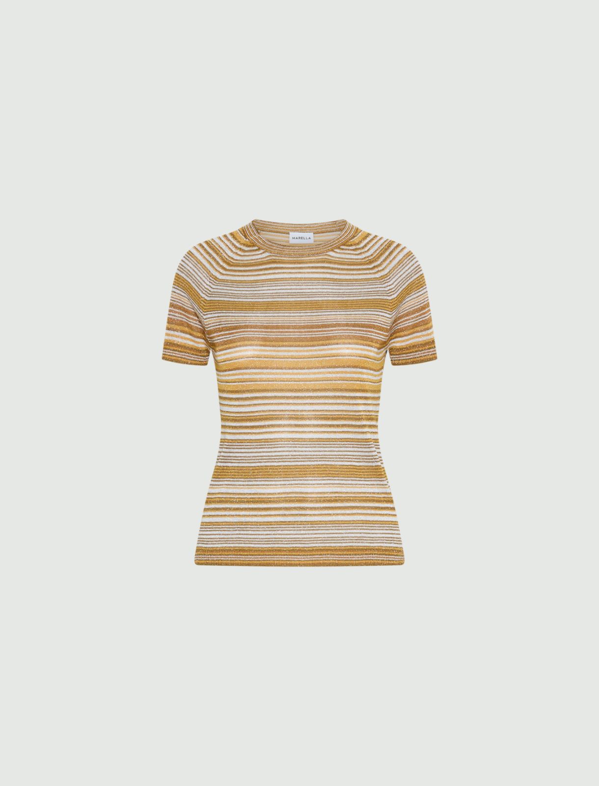 T-Shirt mit Lurexfäden - SAFRAN - Marella
