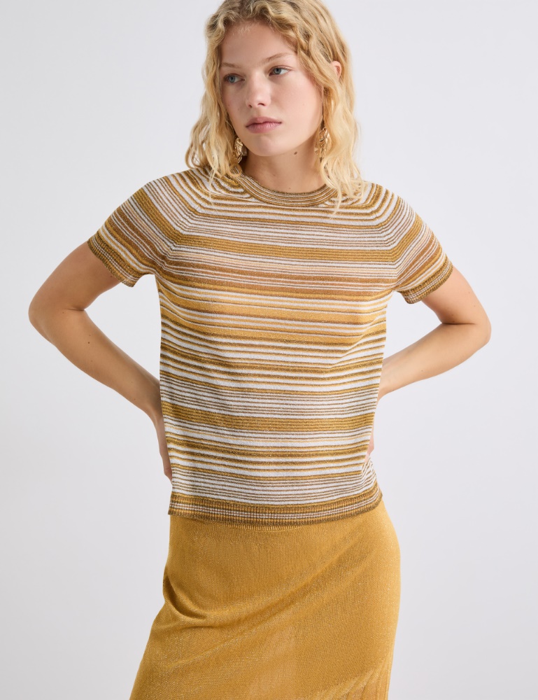 T-Shirt mit Lurexfäden - Marella