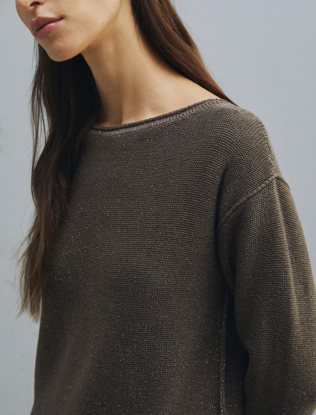 Maglia asimmetrica - MARRONE - Marella - 5