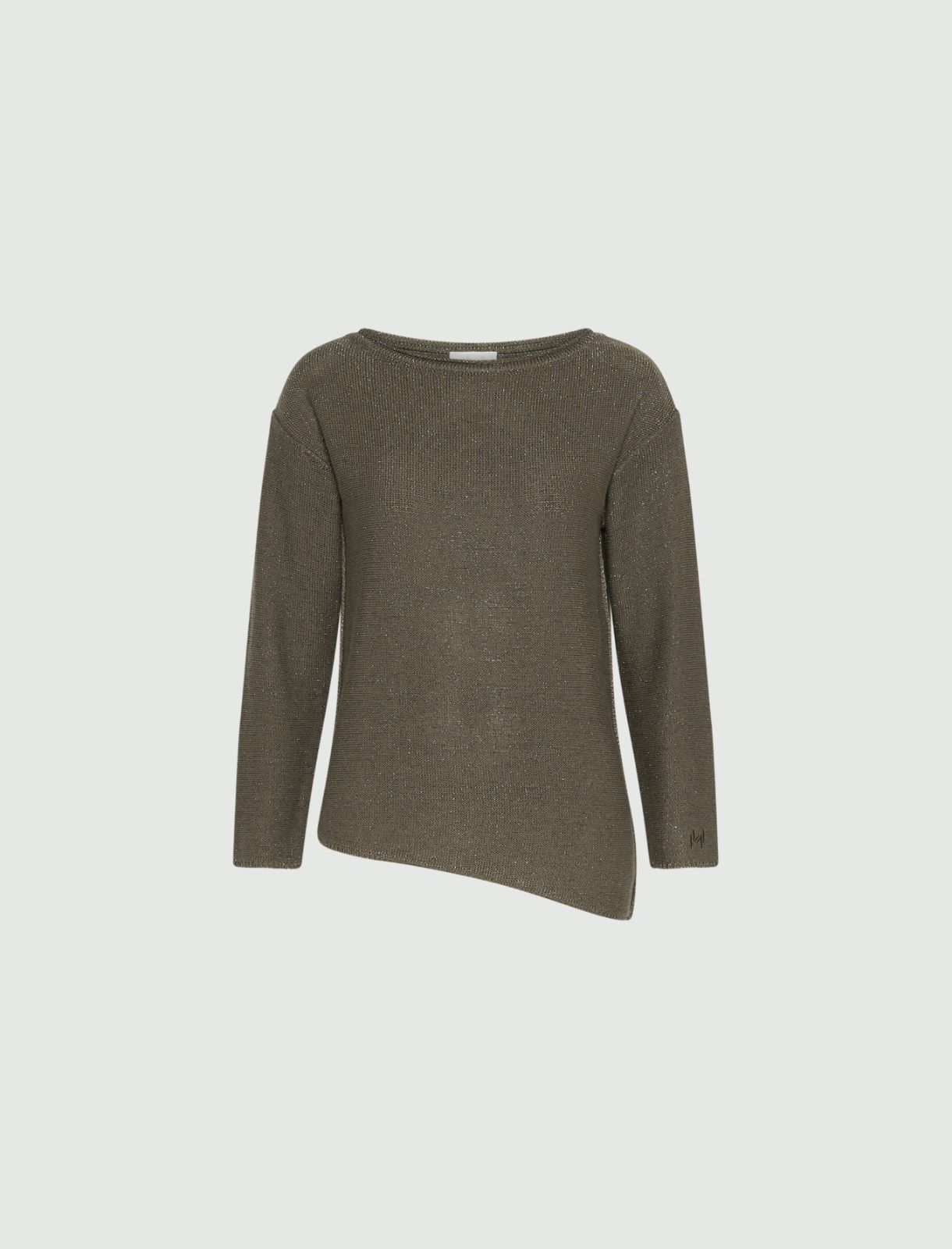 Maglia asimmetrica - MARRONE - Marella