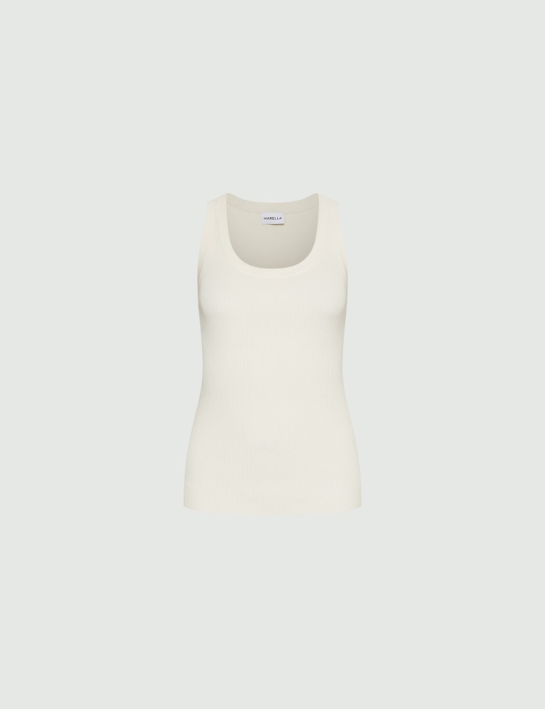 Rib-knit viscose vest top - Marella