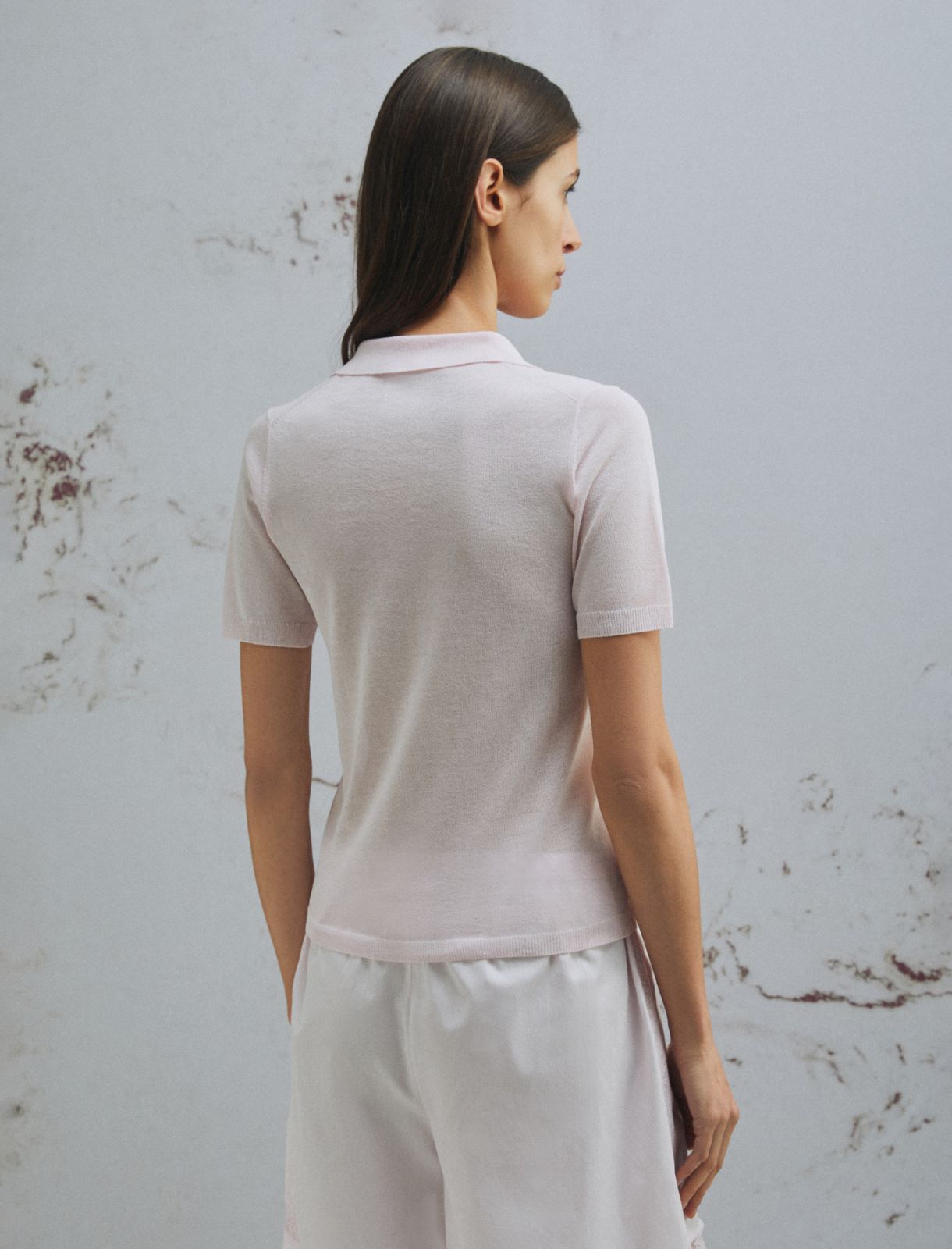 Pull en viscose à manches courtes - ROSE - Marella - 3