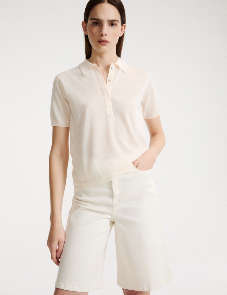 Maglia in viscosa con manica corta - Marella