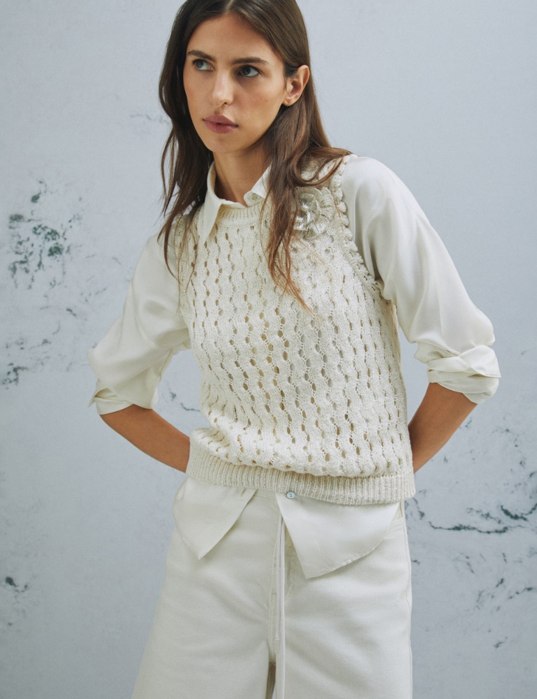 Mouliné cotton top - Marella