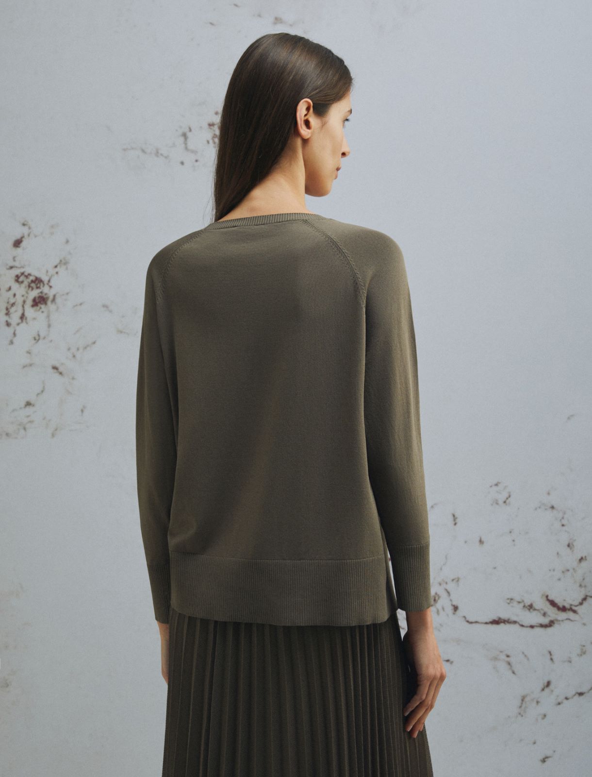 Pull avec cordon de serrage - BRUN - Marella - 3