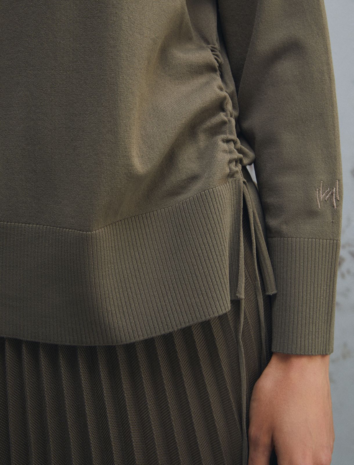 Pull avec cordon de serrage - BRUN - Marella - 6