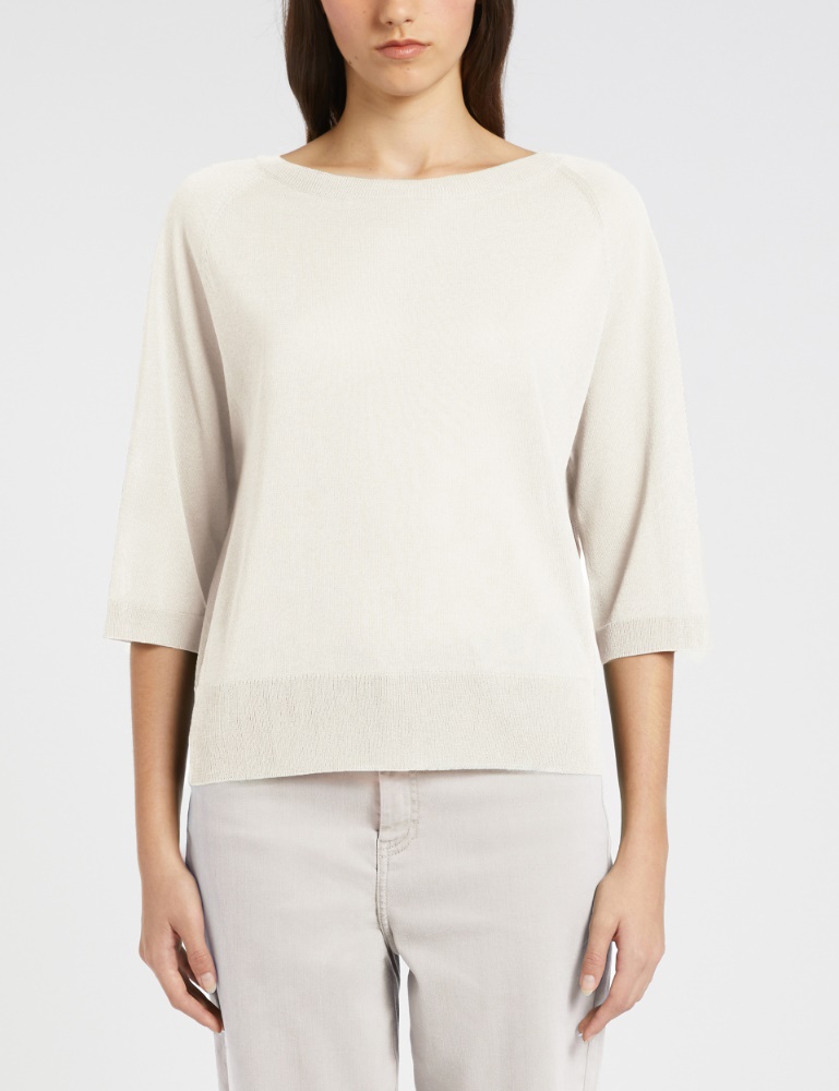 Tulle-look viscose sweater - Marella
