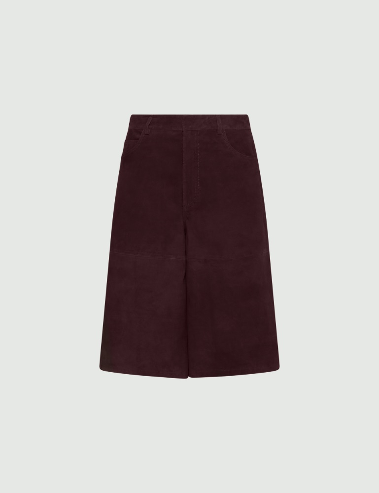 Suede culotte trousers - Marella