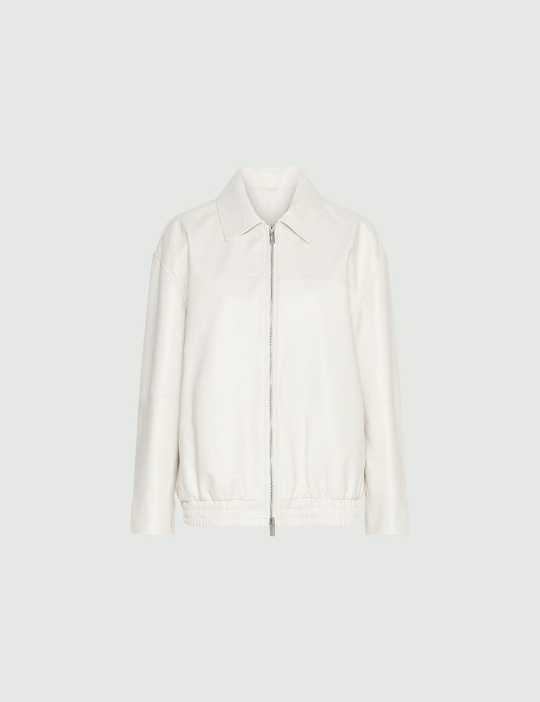 Nappa leather blouson jacket - Marella