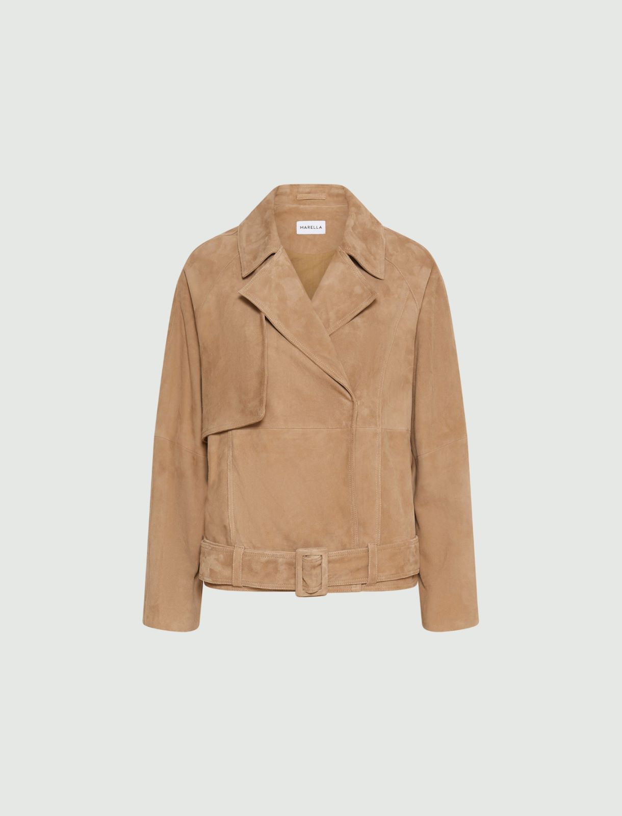 Suede jacket - NATURAL - Marella