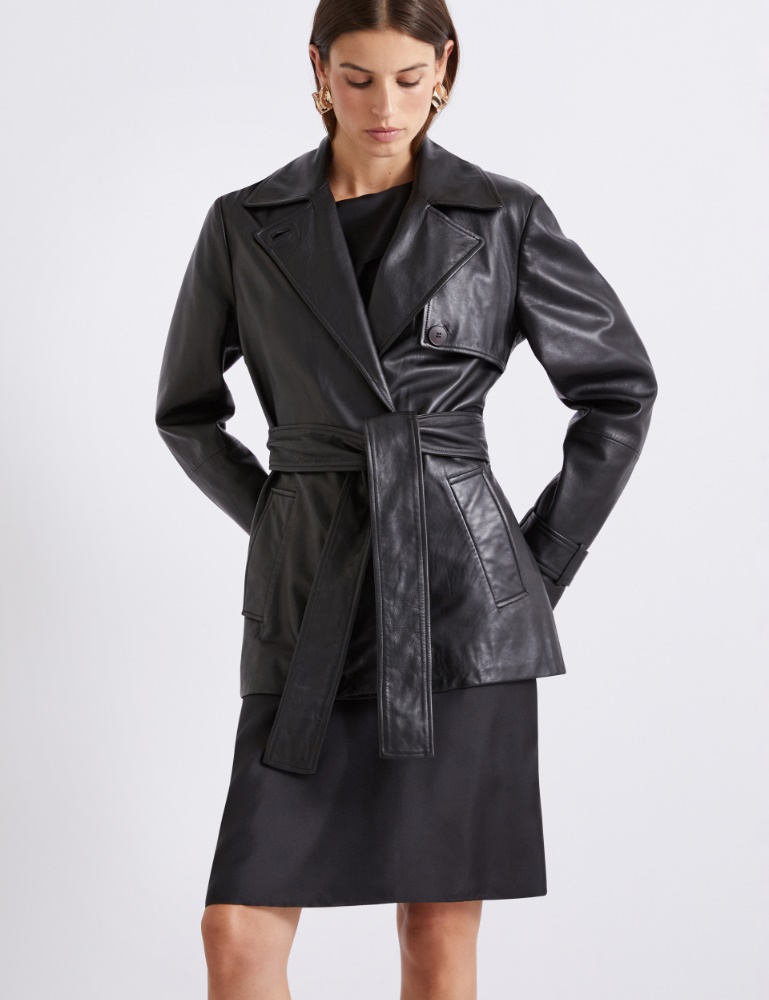 Leather trench coat - Marella
