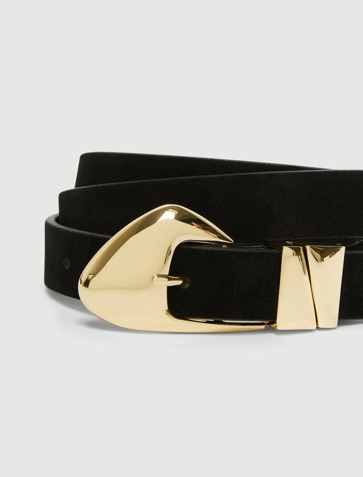 Cintura in suede - NERO - Marella - 2