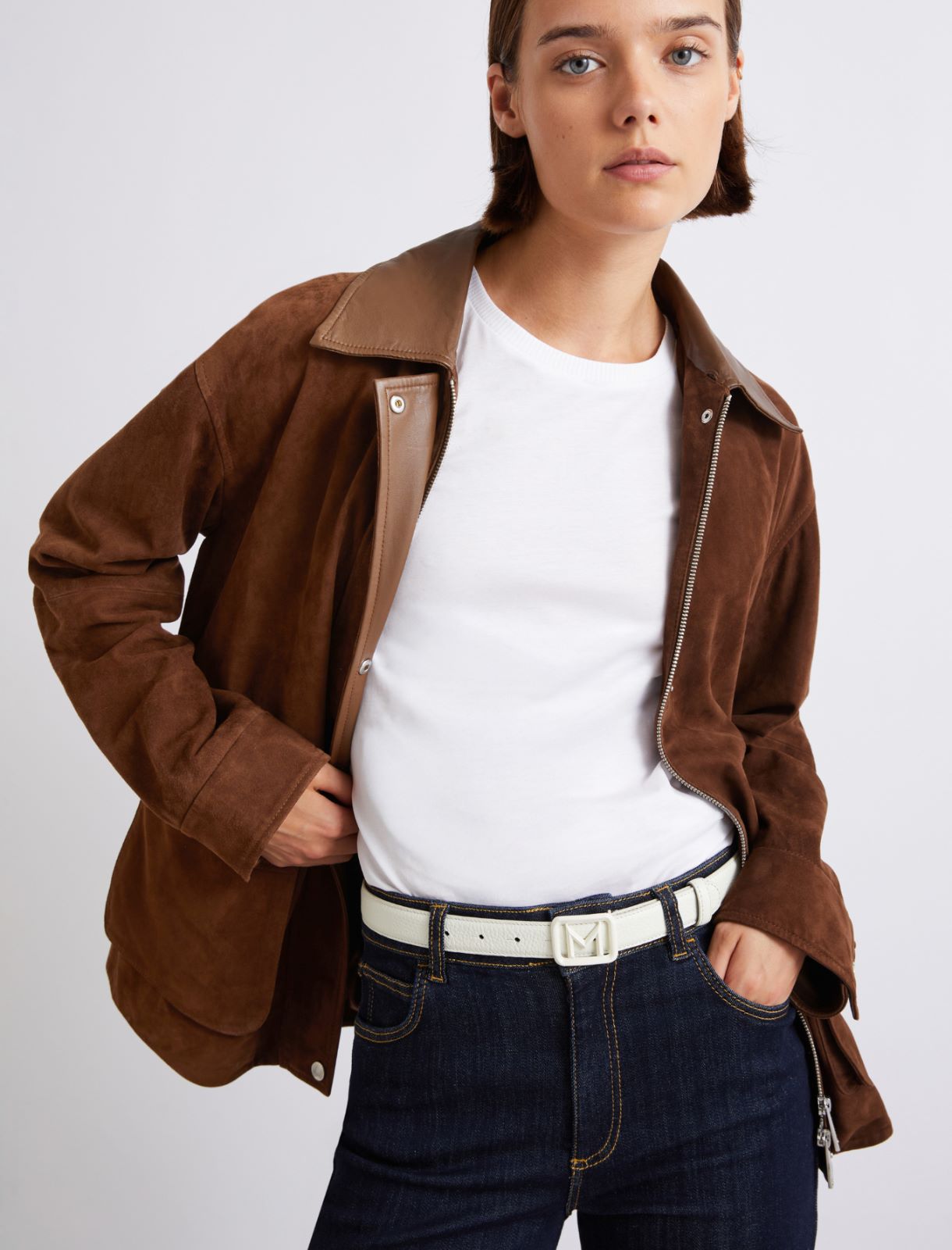 Ceinture avec médaillon M - BLANC - Marella - 3