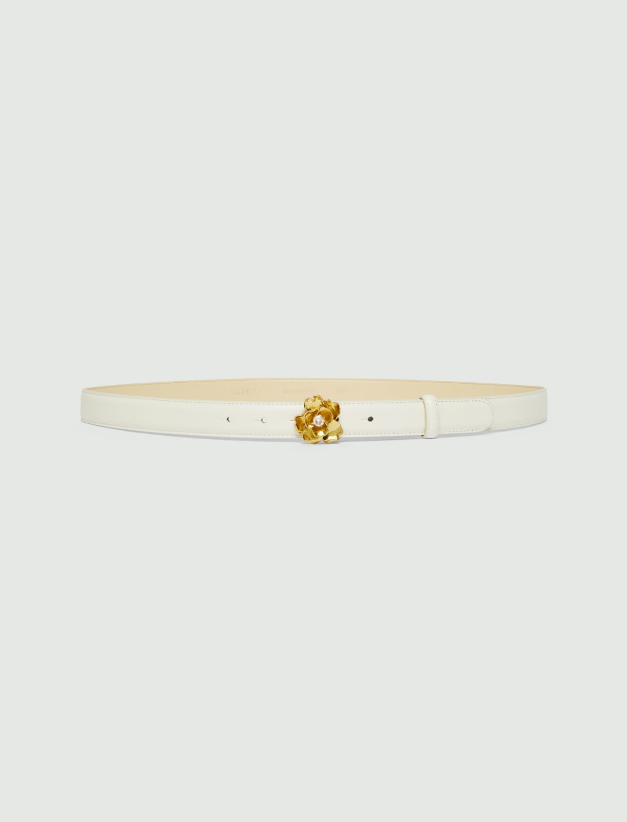 Metal-rose belt - WHITE - Marella