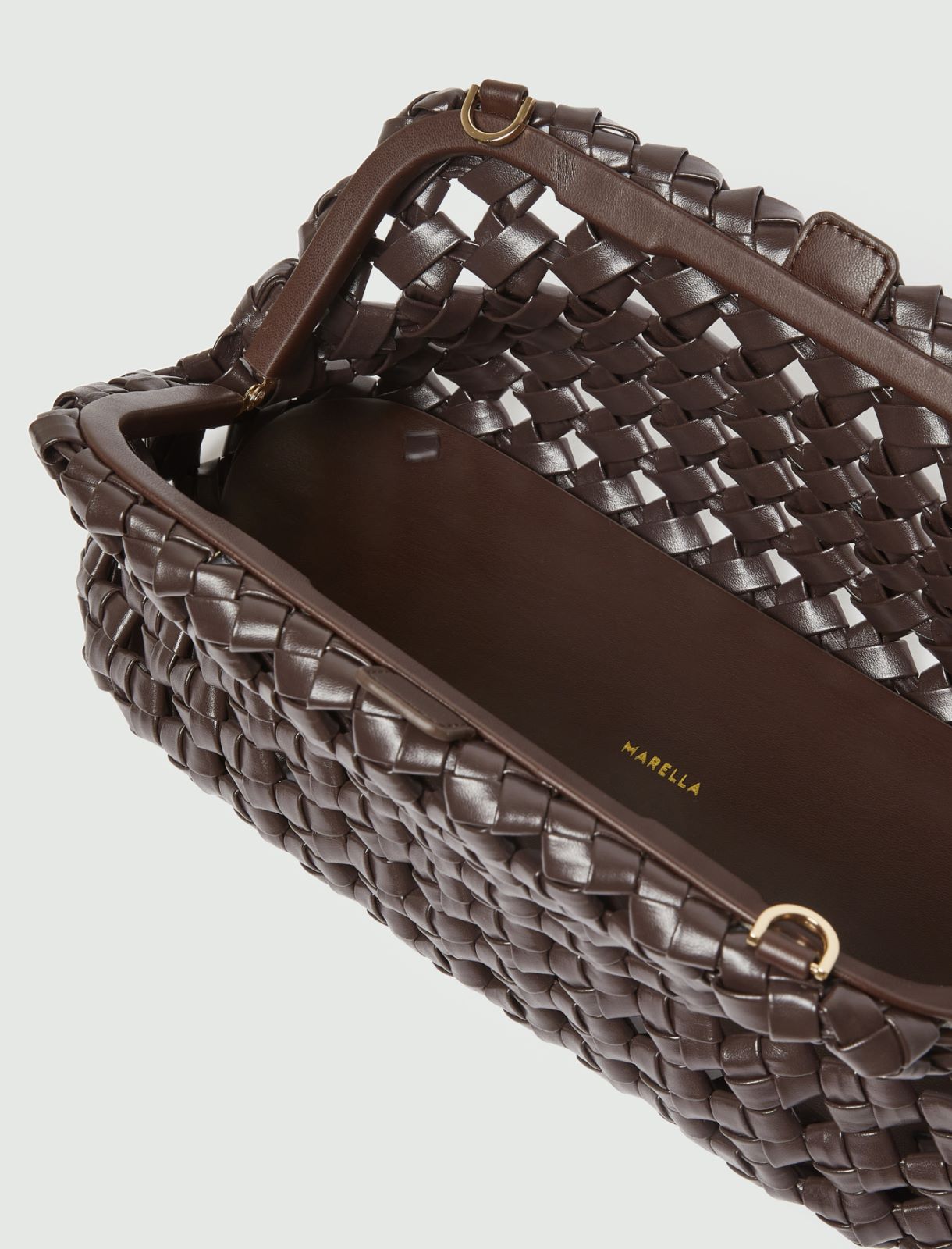 Unstructured clutch - DARK BROWN - Marella - 5