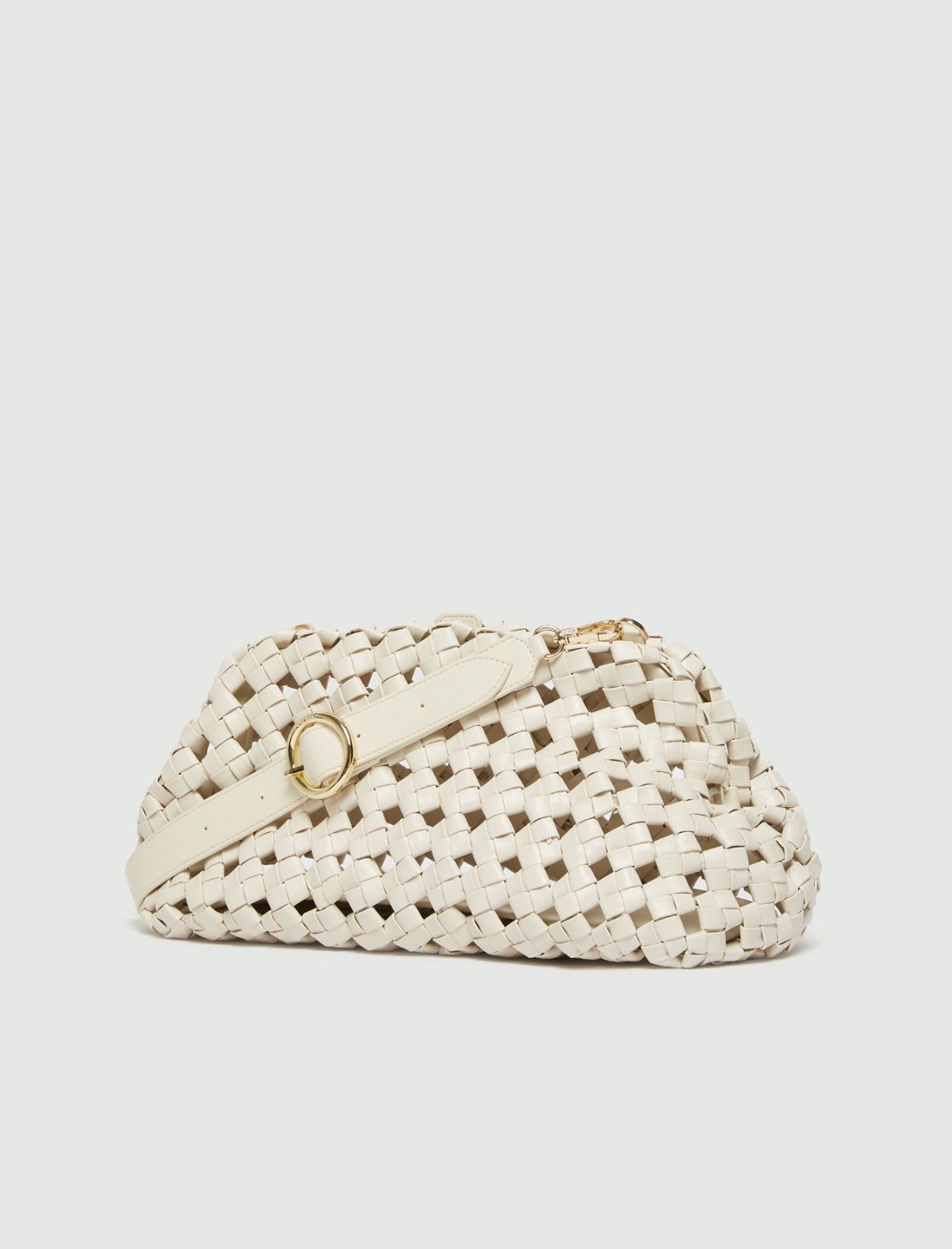 Unstructured clutch - WHITE - Marella - 2