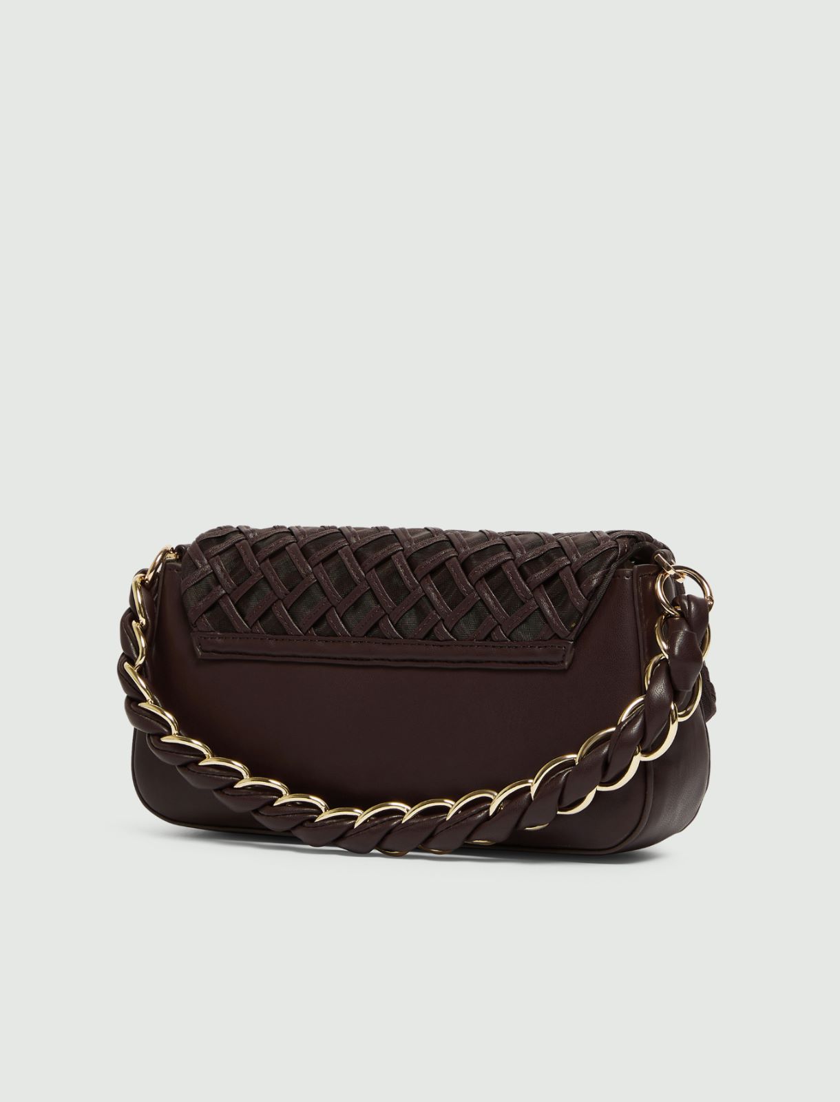 Borsa Le Muse medium con intreccio - TESTA DI MORO - Marella - 2