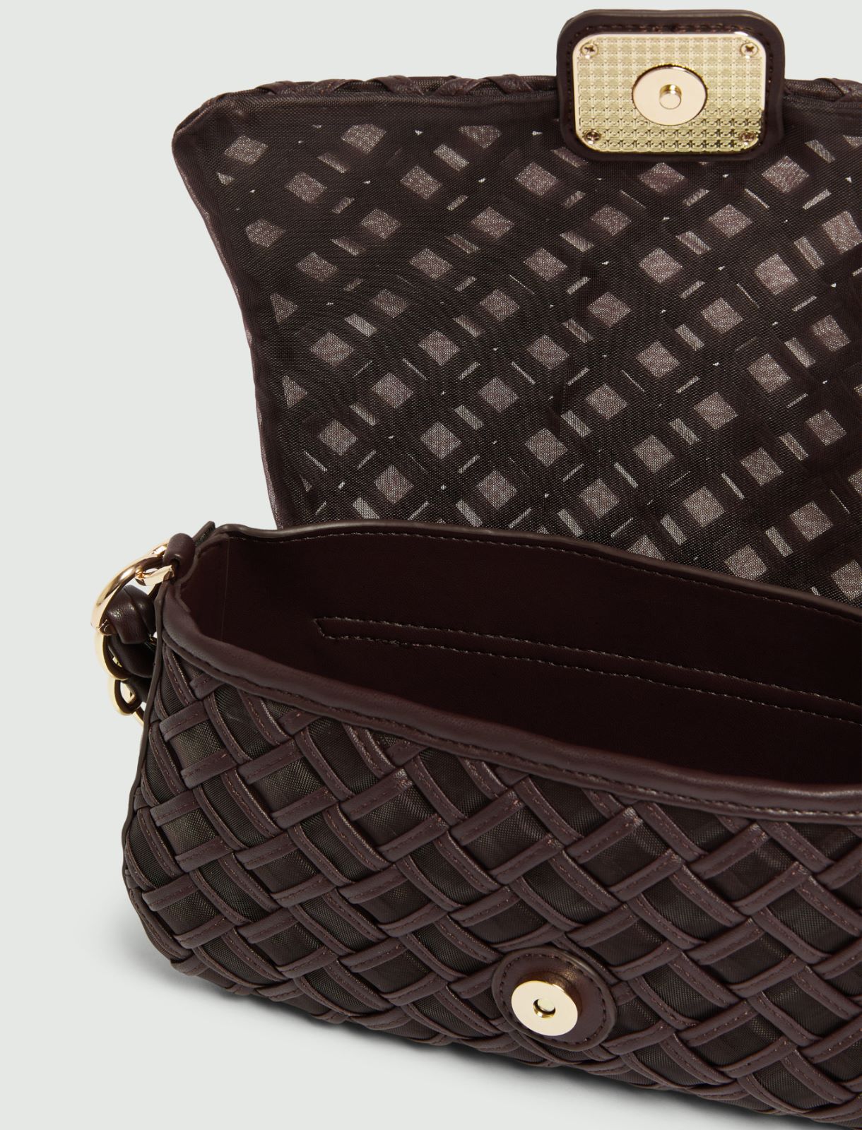 Borsa Le Muse medium con intreccio - TESTA DI MORO - Marella - 5