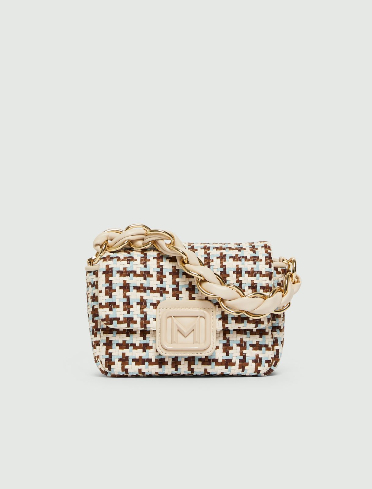 Small woven Le Muse bag - POWDER - Marella