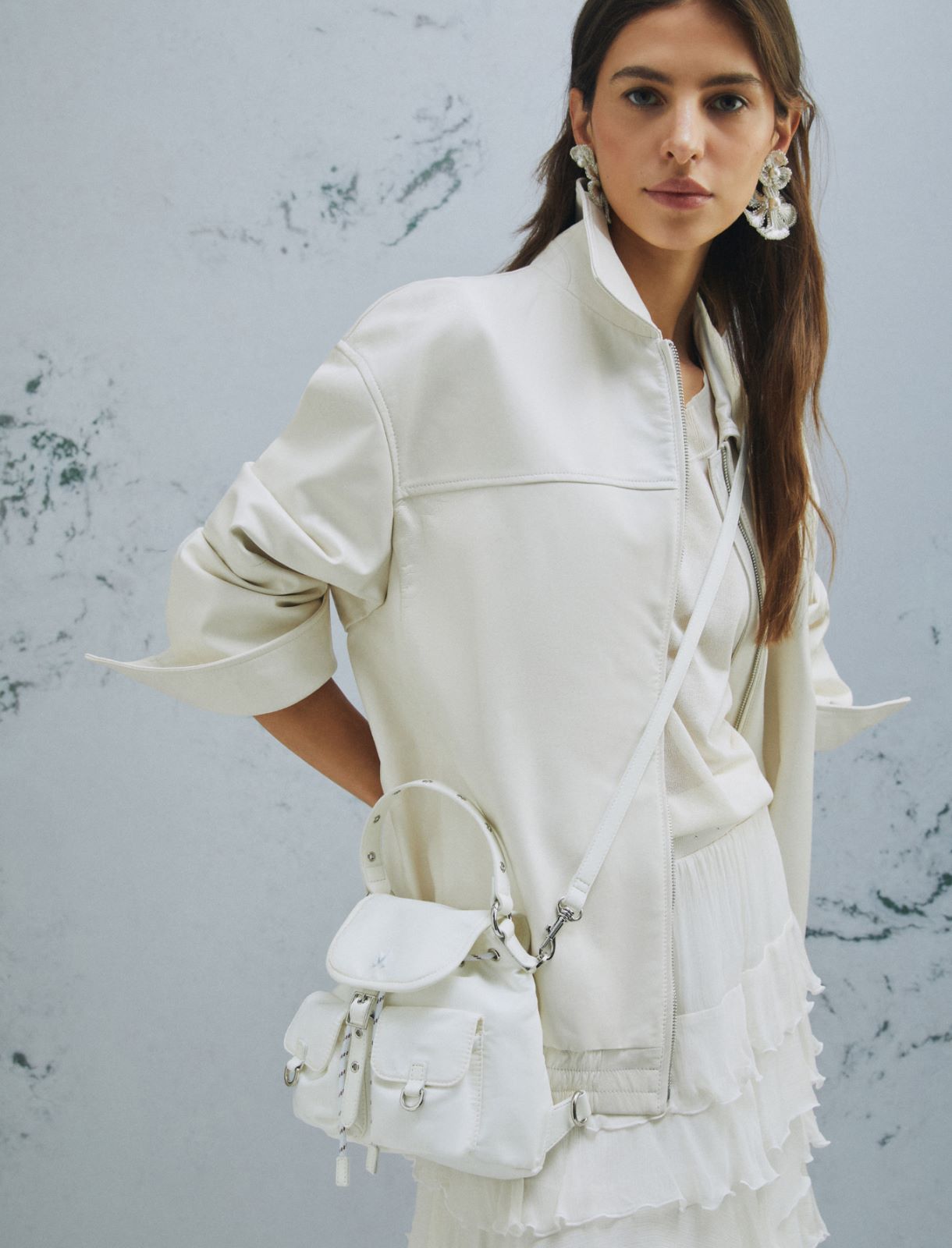 Small backpack - OFF WHITE - Marella - 4