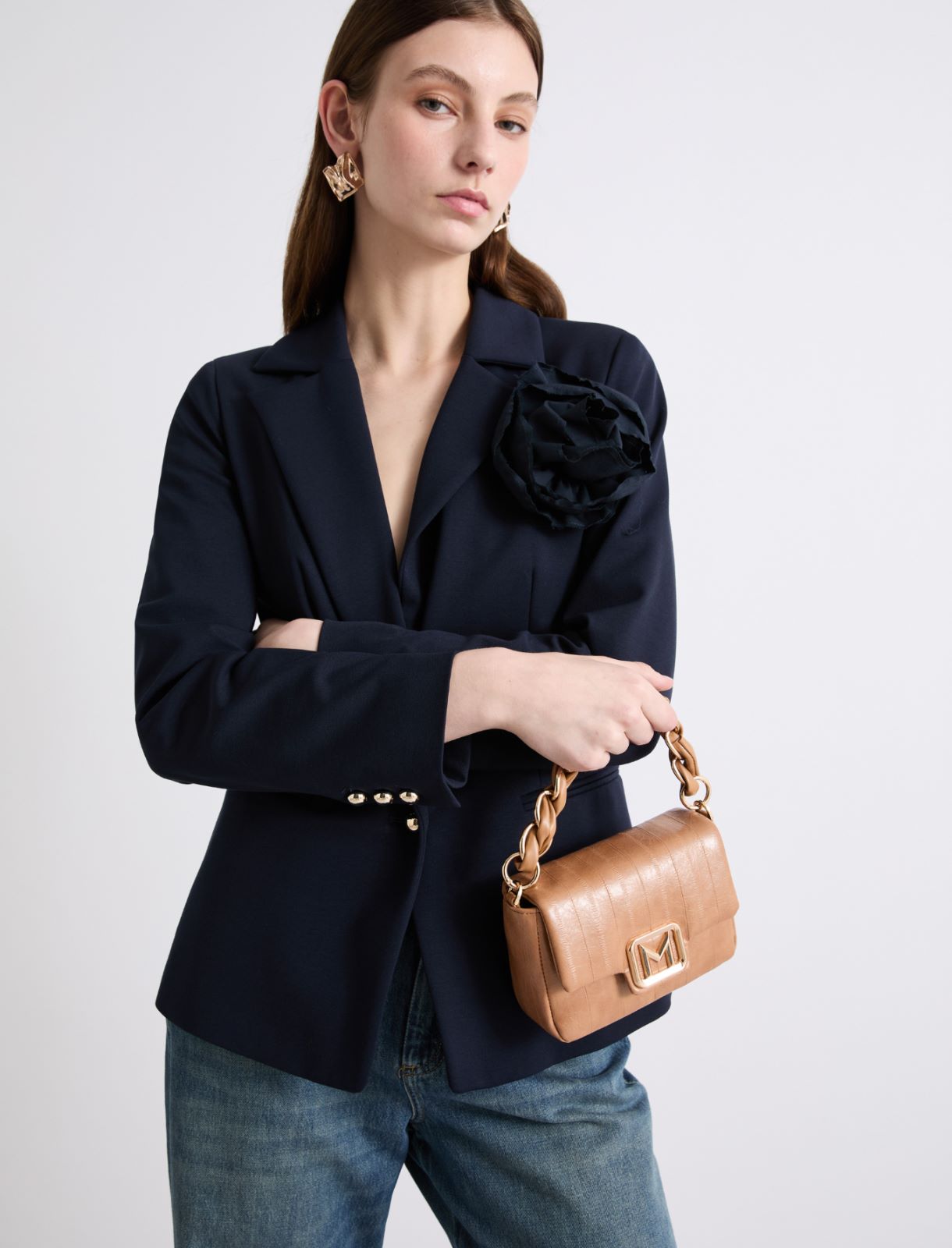 Petit sac Le Muse imprimé reptile - CUIR DE VACHE - Marella - 4