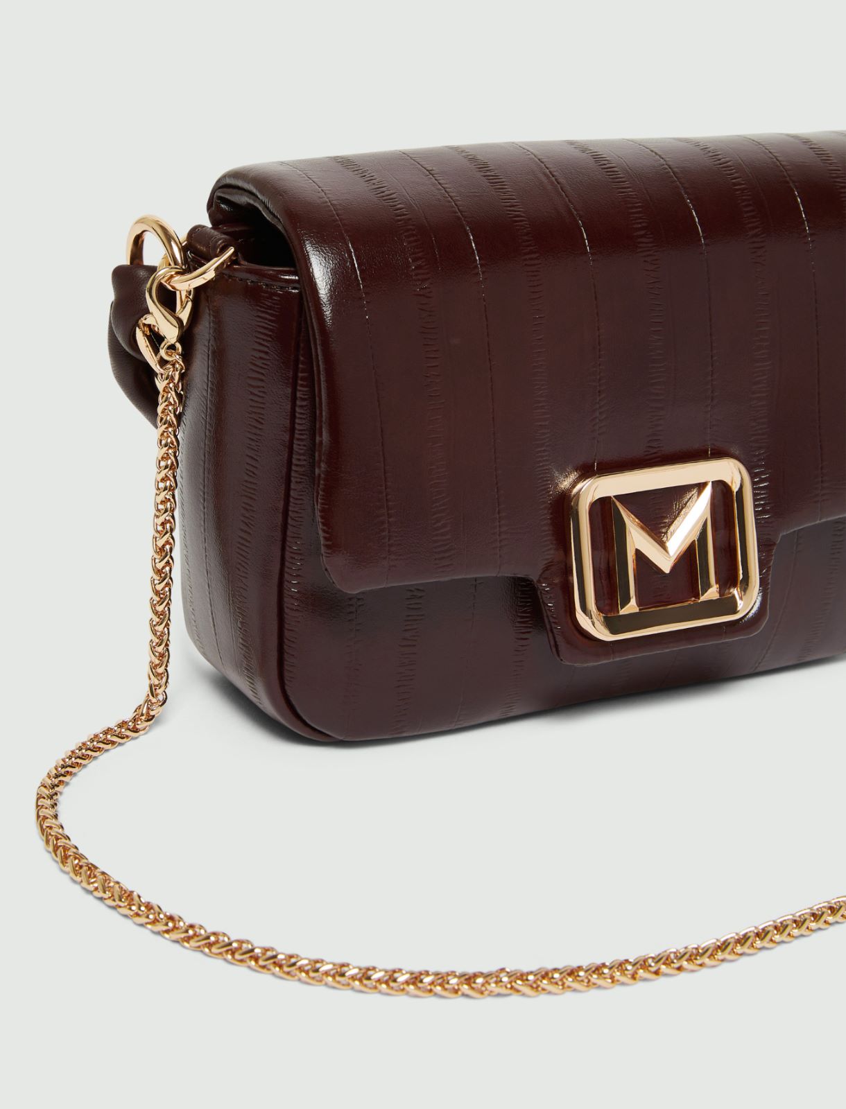 Petit sac Le Muse imprimé reptile - CHOCOLAT - Marella - 3