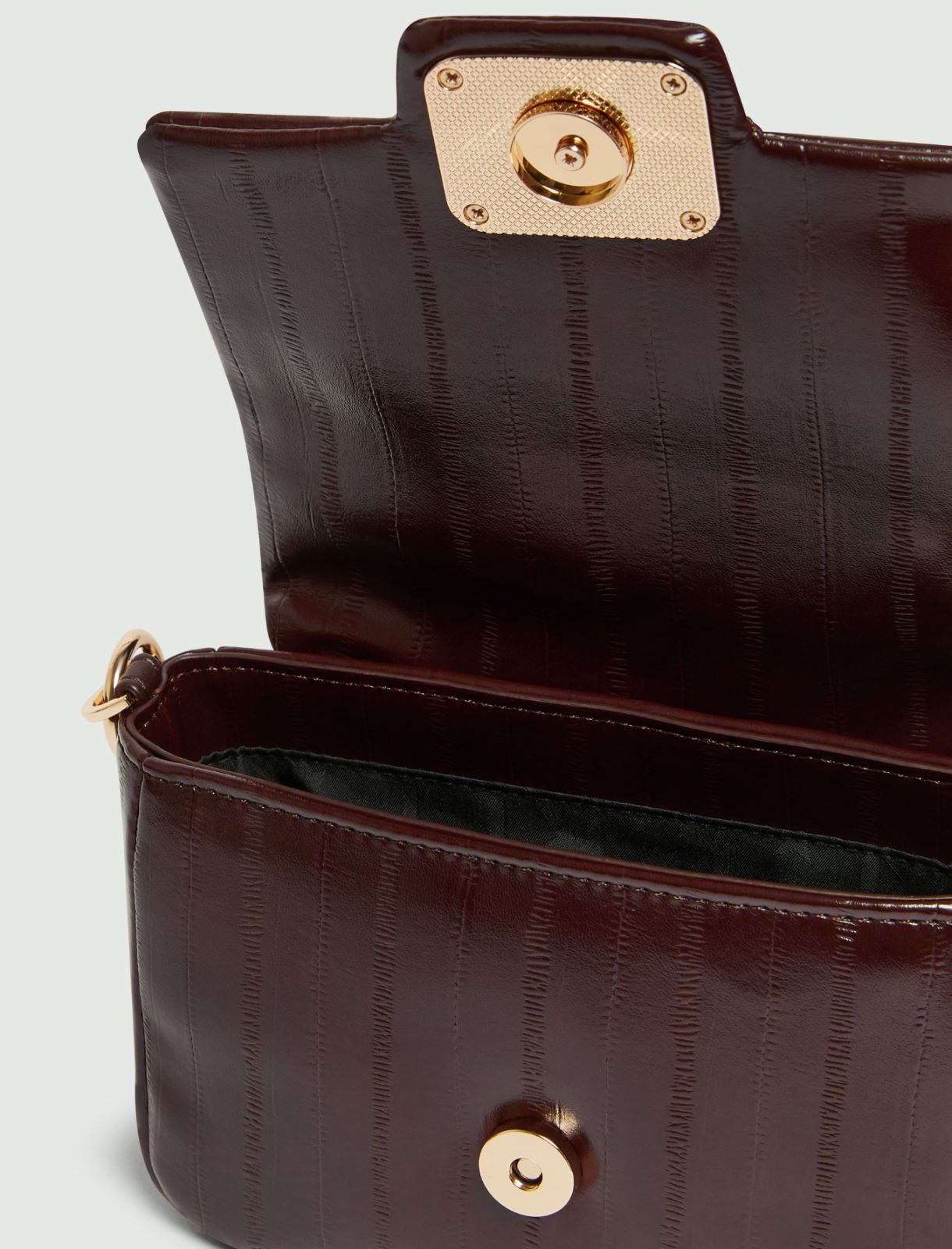 Petit sac Le Muse imprimé reptile - CHOCOLAT - Marella - 5