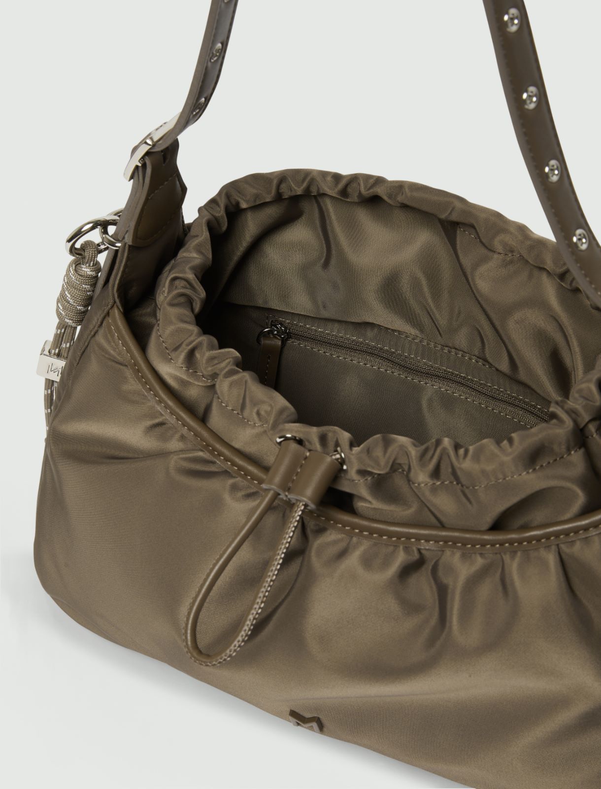 Fabric shoulder bag - BROWN - Marella - 4