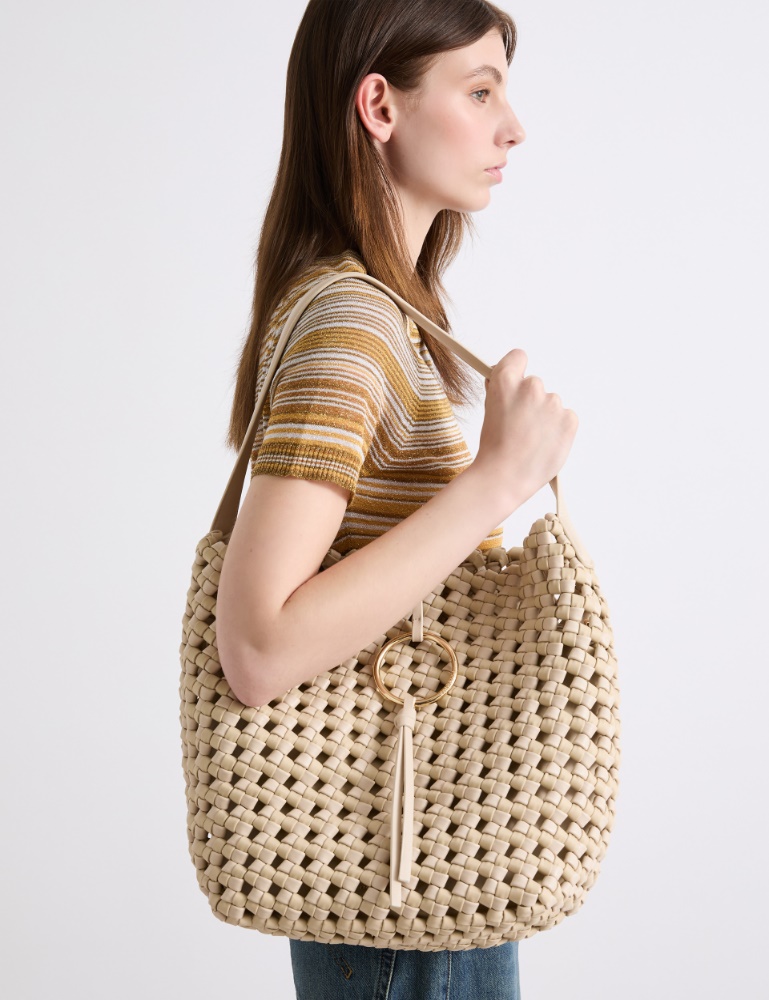 Large woven fabric bag - Marella