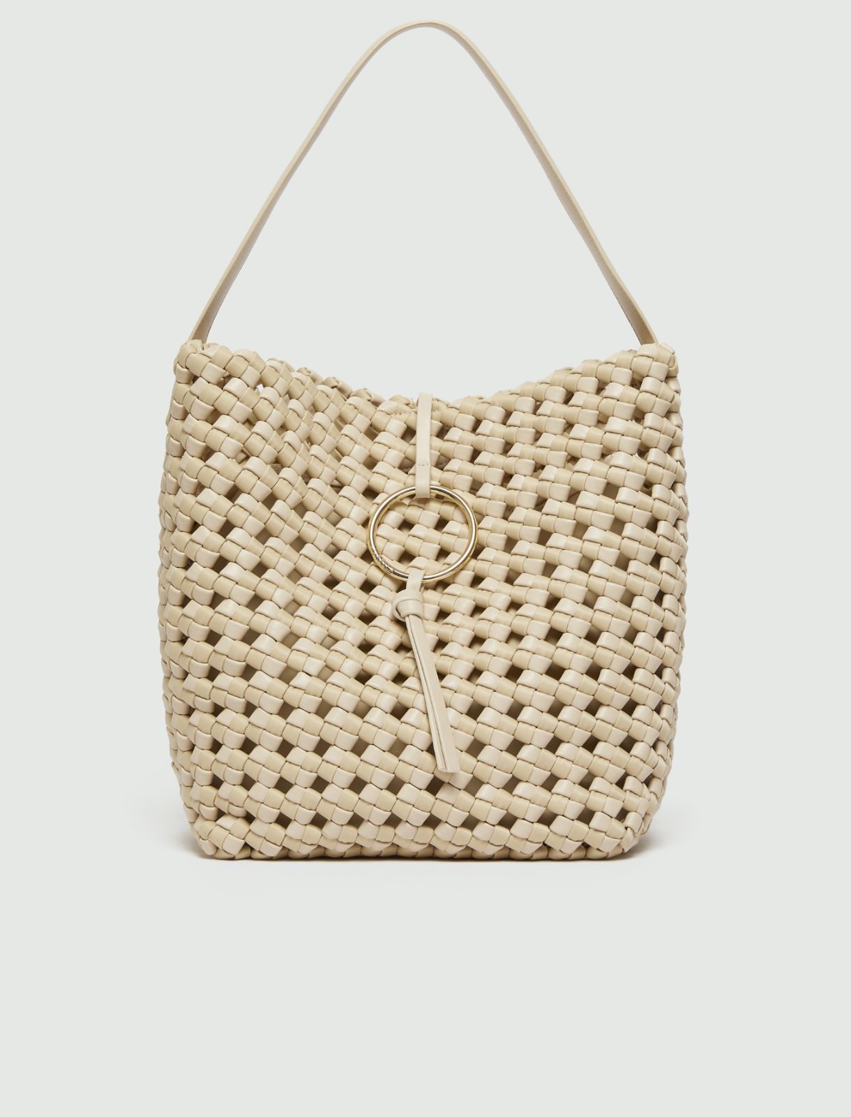 Large woven fabric bag - NUDO - Marella