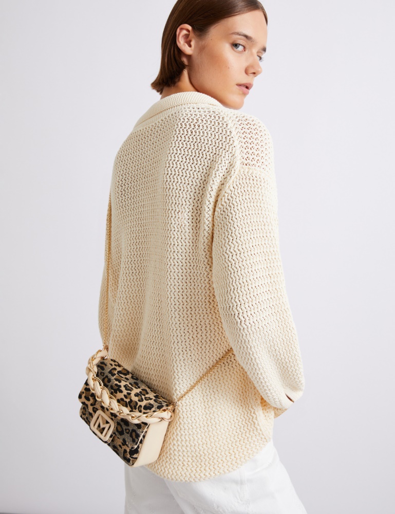 Small leopard-print Le Muse bag - Marella