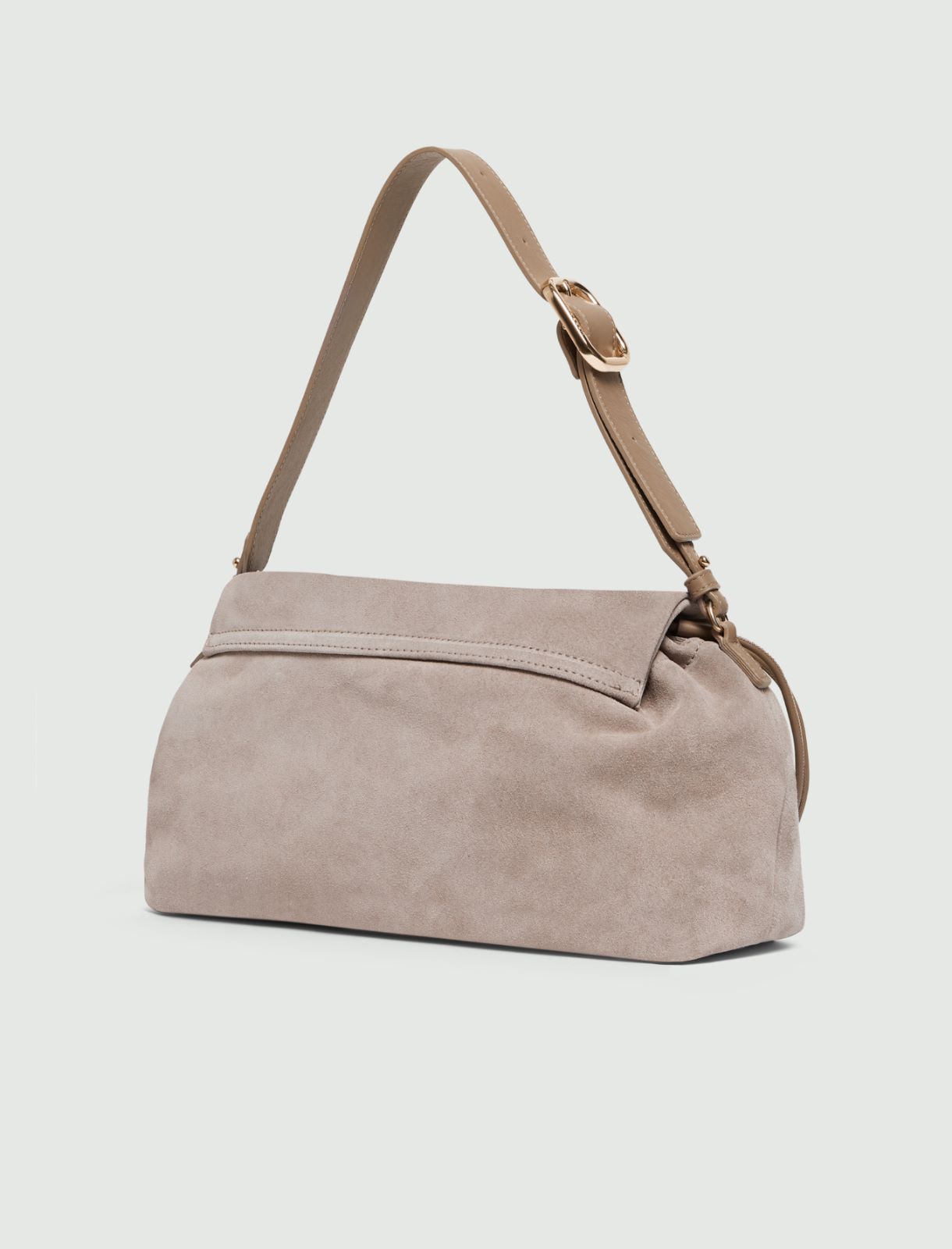 Suede drawstring bag - TURTLEDOVE - Marella - 2