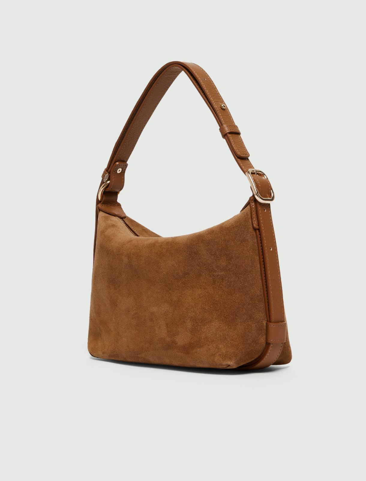 Compact suede bag - TOBACCO - Marella - 2