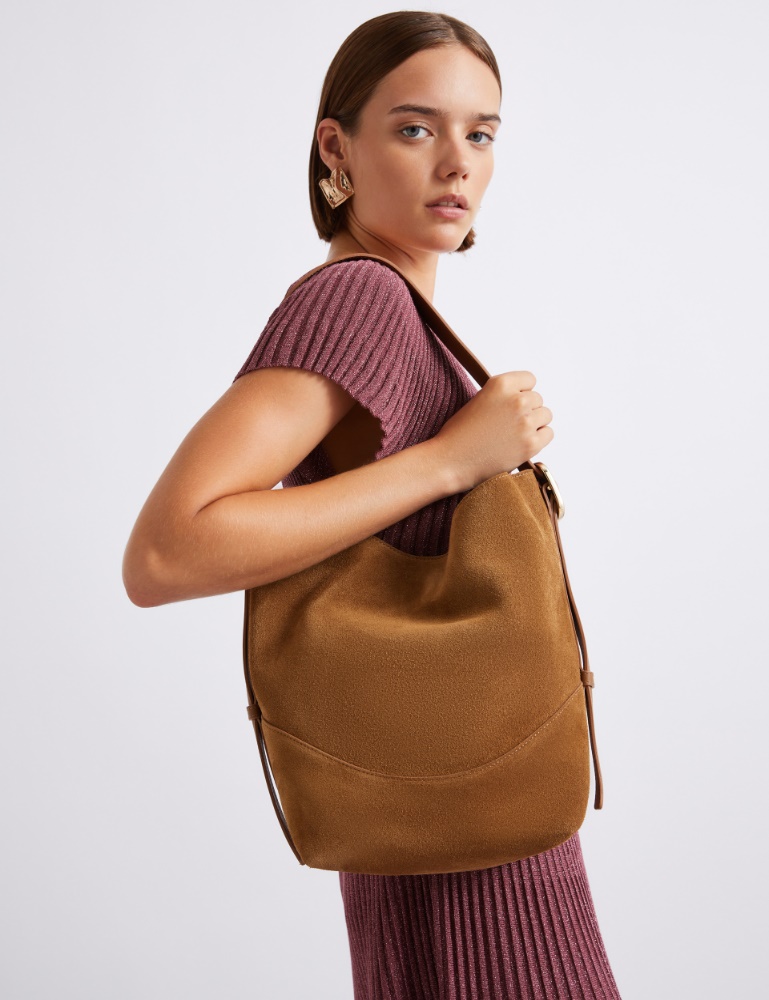 Suede hobo bag - Marella