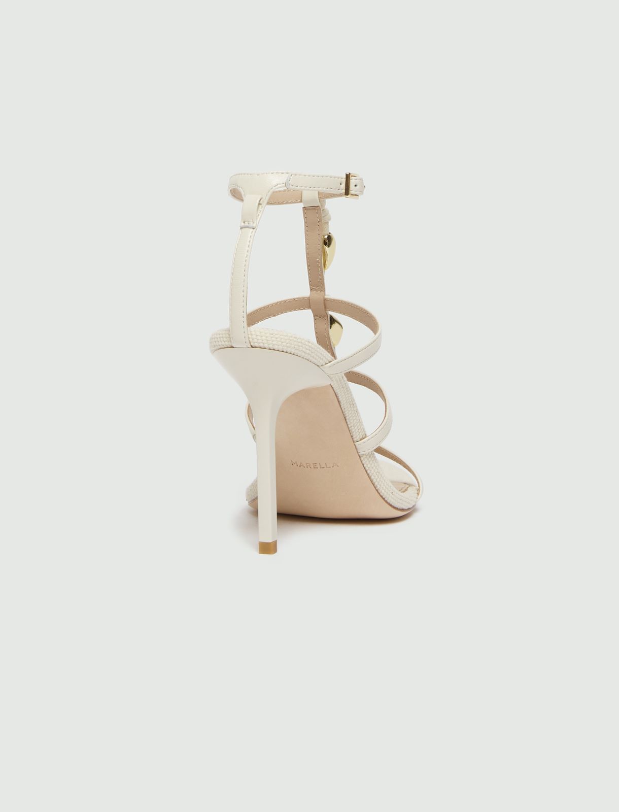 Stone-detail sandals - IVORY - Marella - 3
