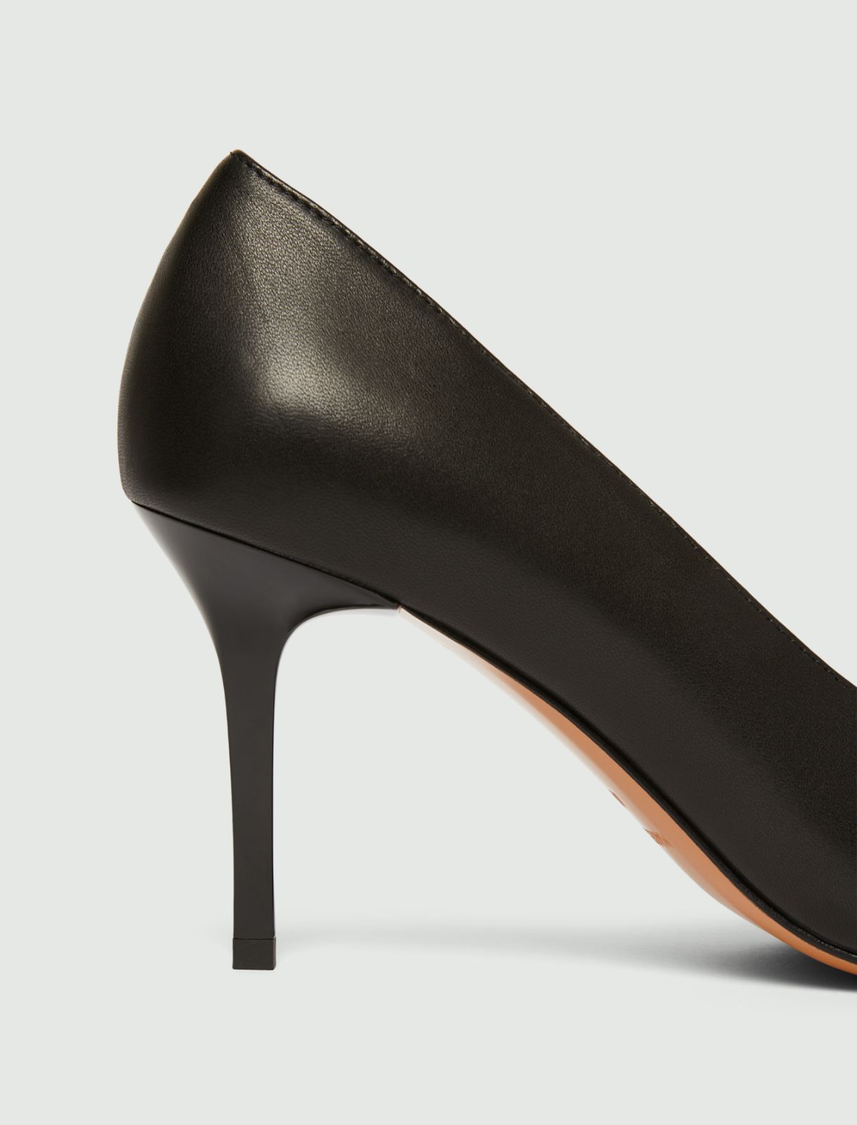 Leather court shoes - BLACK - Marella - 6