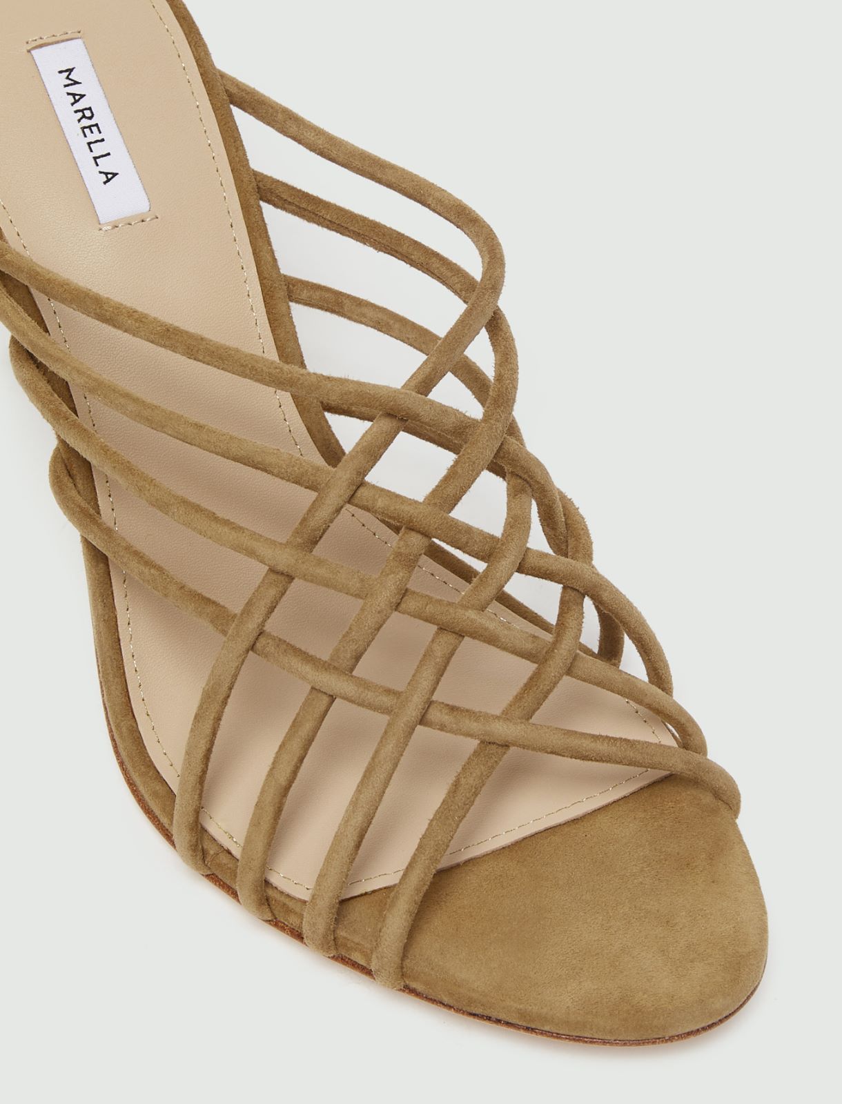 Sandalo mule in suede - CUOIO - Marella - 4