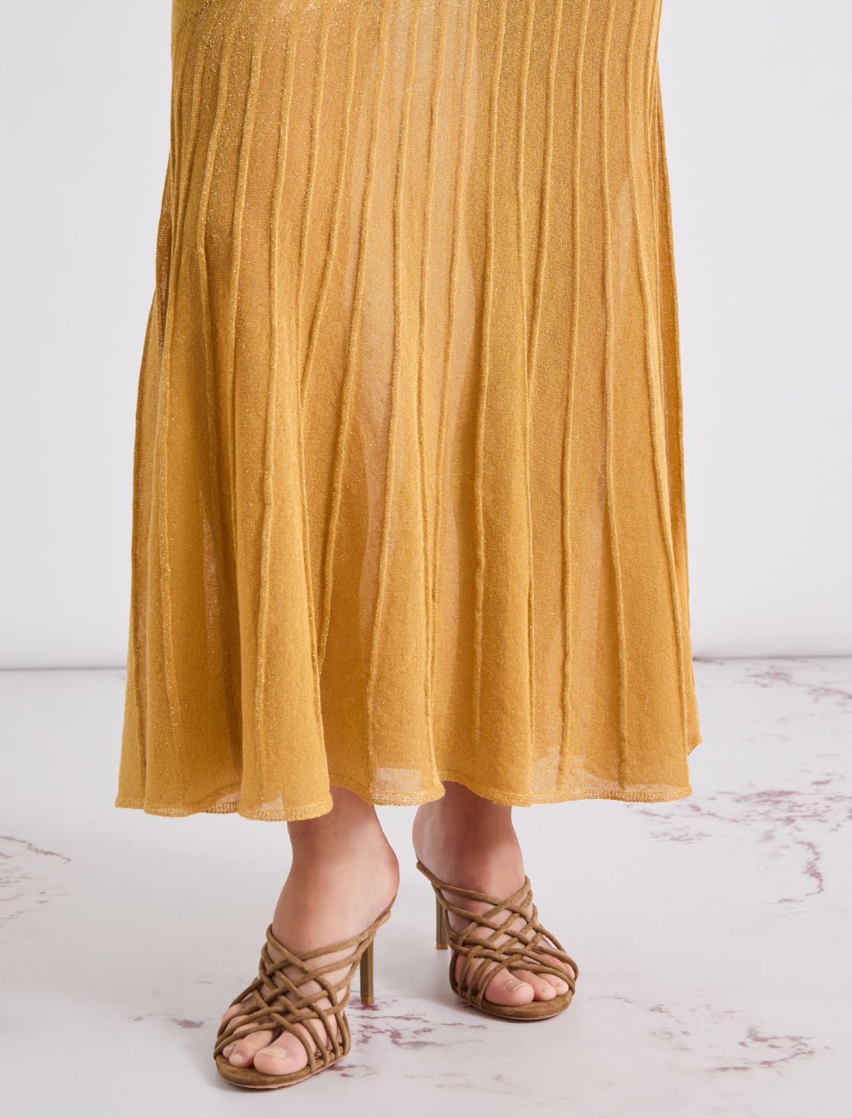 Sandalo mule in suede - CUOIO - Marella - 5