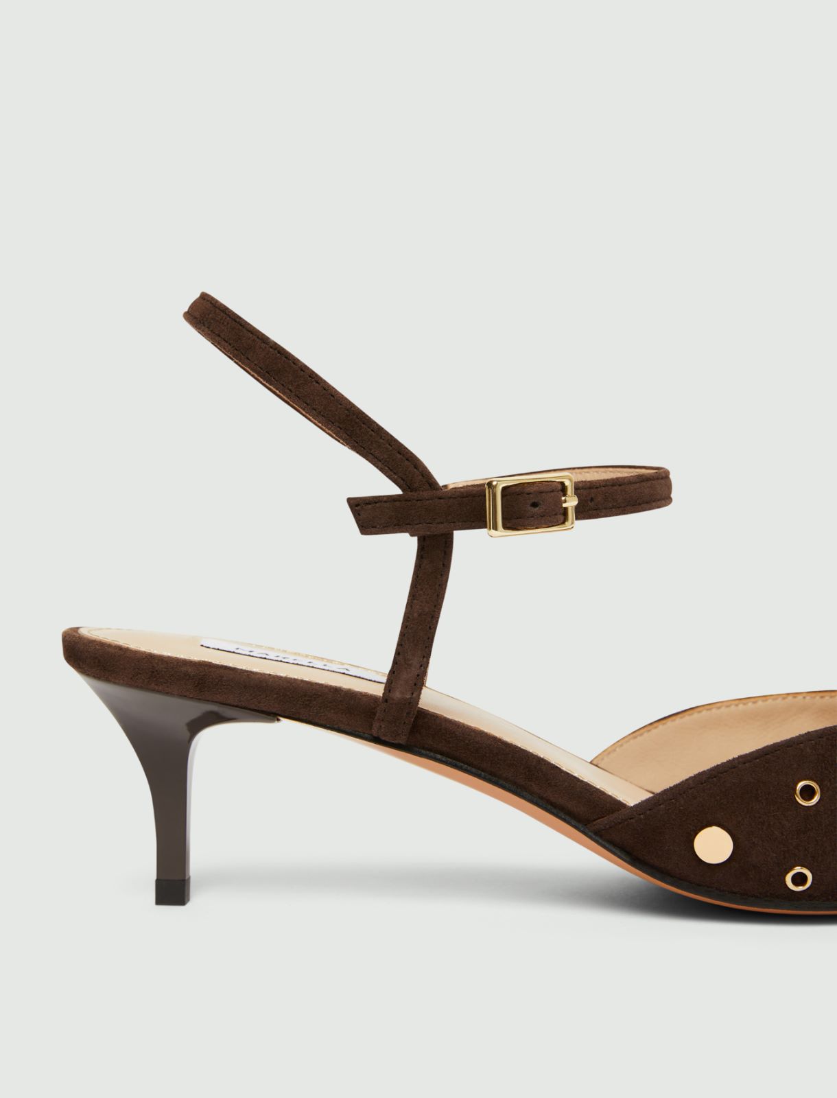 Suede slingbacks - DARK BROWN - Marella - 6