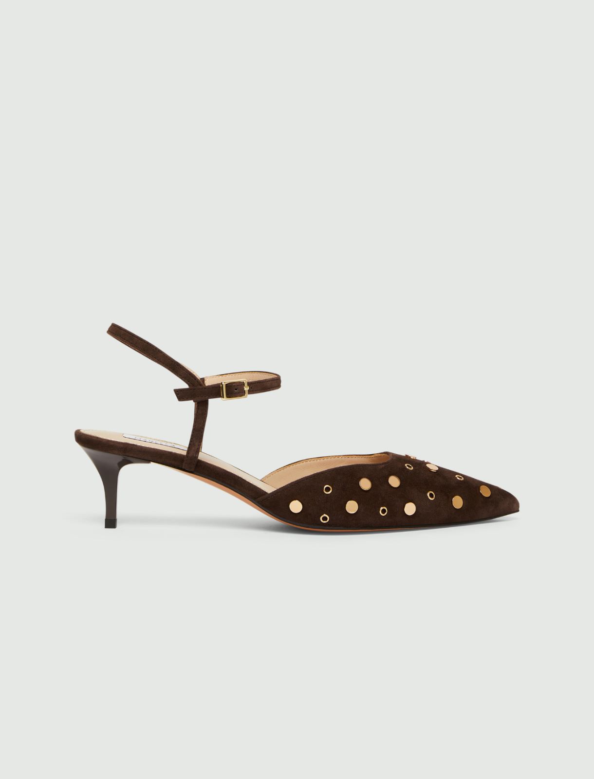 Suede slingbacks - DARK BROWN - Marella
