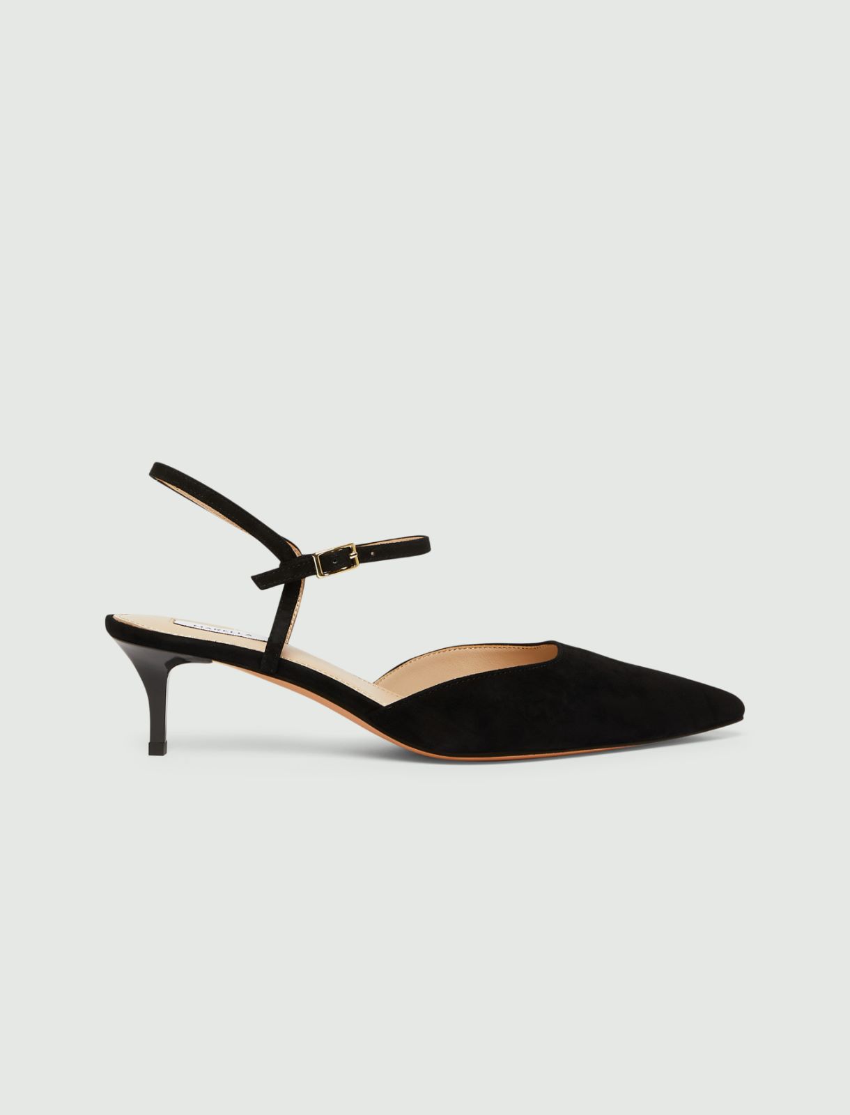 Suede slingbacks - BLACK - Marella