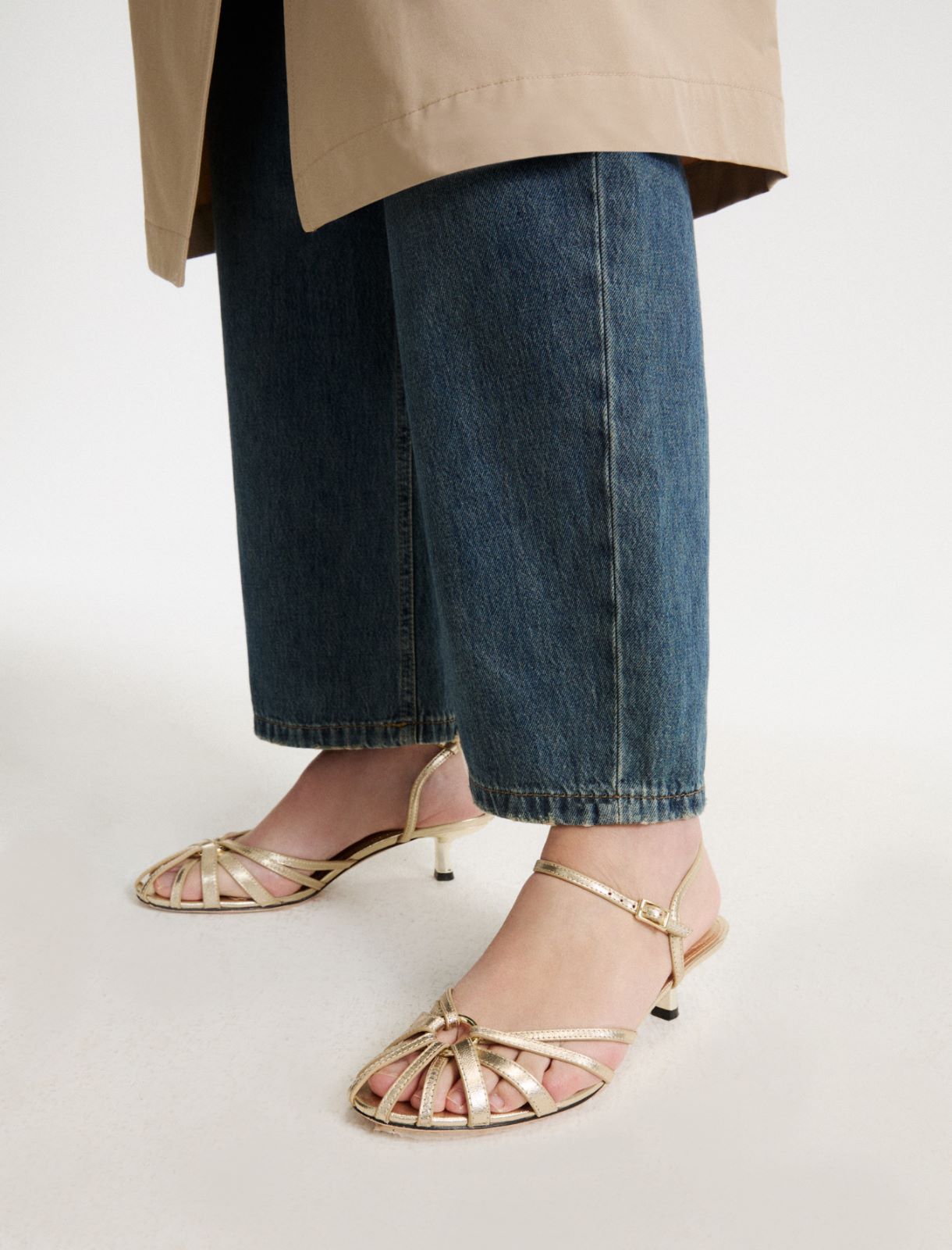 Strappy sandals - LIGHT GOLD - Marella - 5