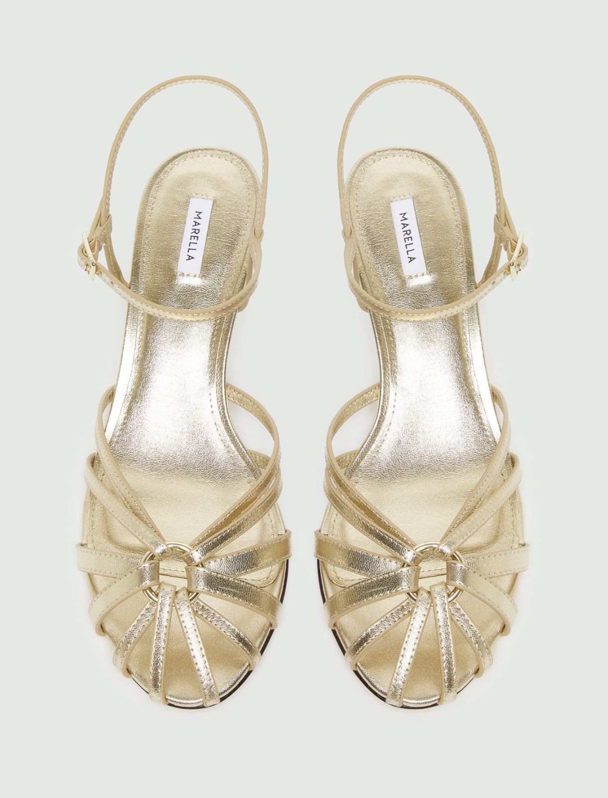Strappy sandals - LIGHT GOLD - Marella - 6