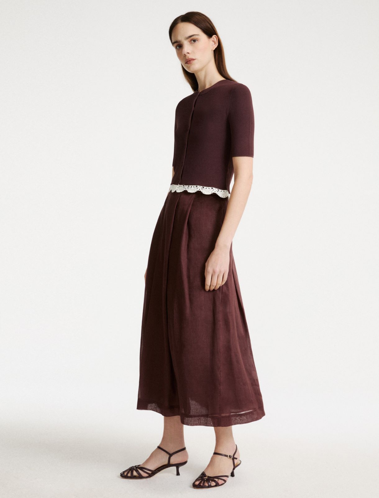 Strappy sandals - DARK BROWN - Marella - 5