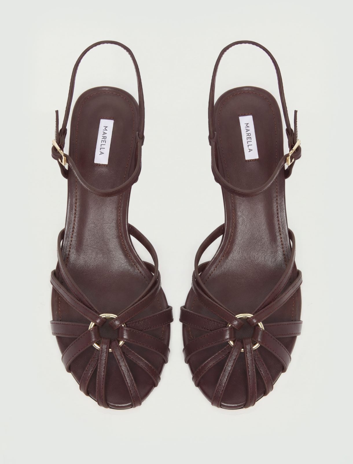 Strappy sandals - DARK BROWN - Marella - 6