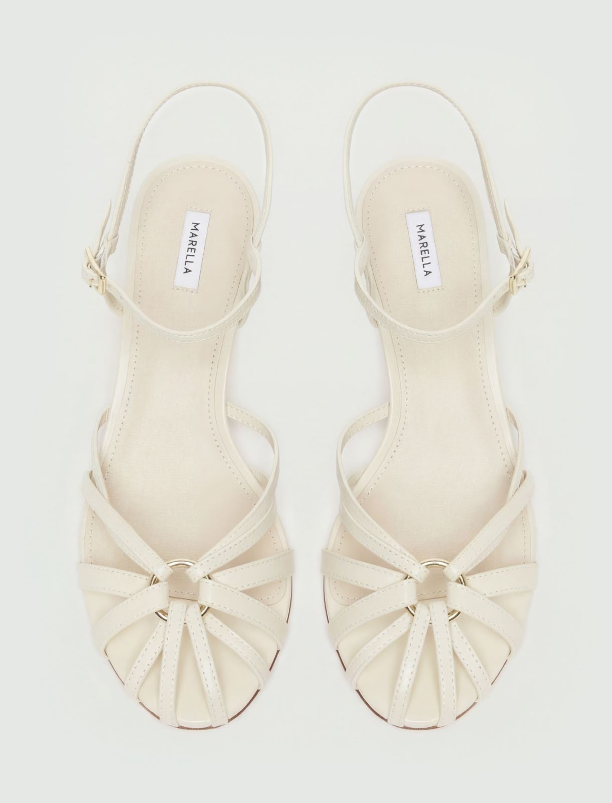 Sandale mit Riemchen - ELFENBEINFARBEN - Marella - 6