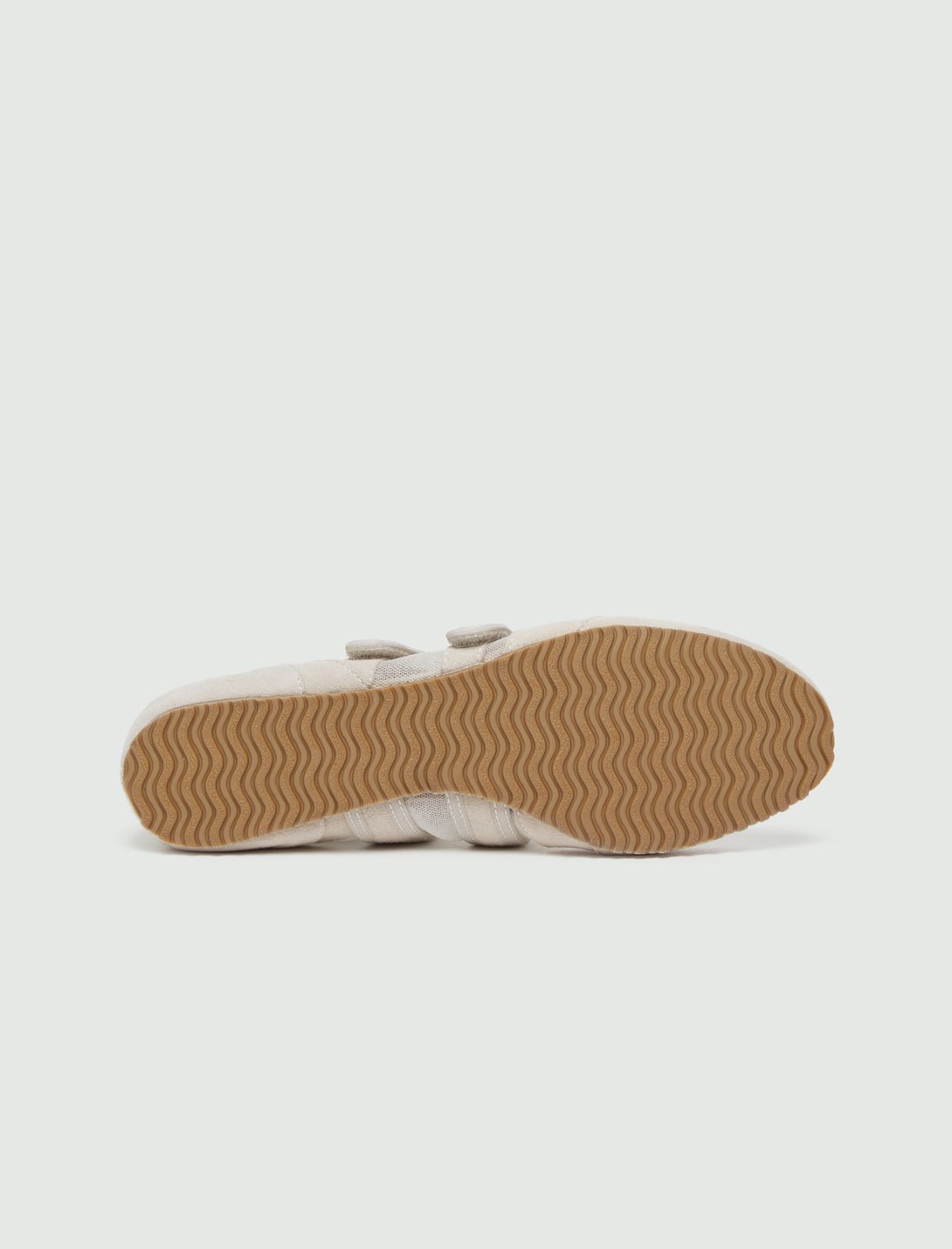 Ballerina in rete e suede - BIANCO SPORCO - Marella - 7