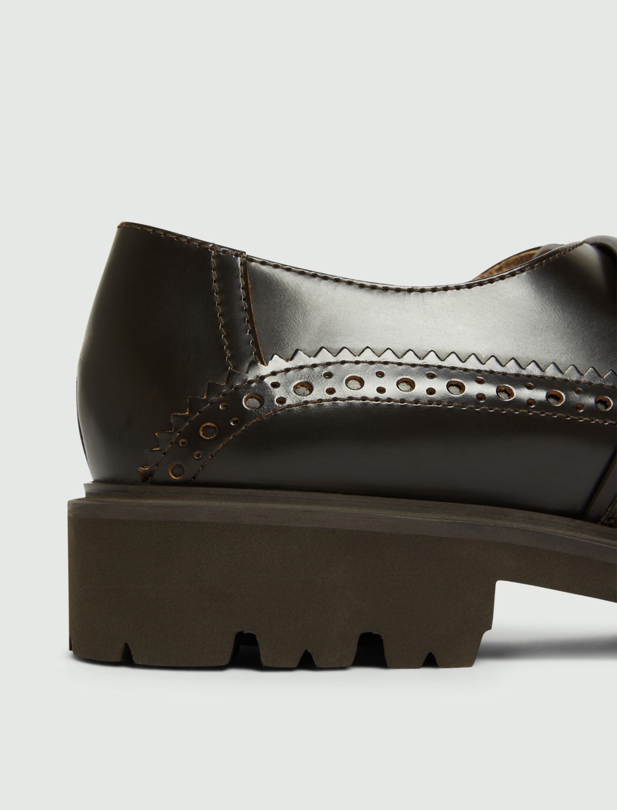 Fringed single monk-strap shoes - DUNKELBRAUN - Marella - 7